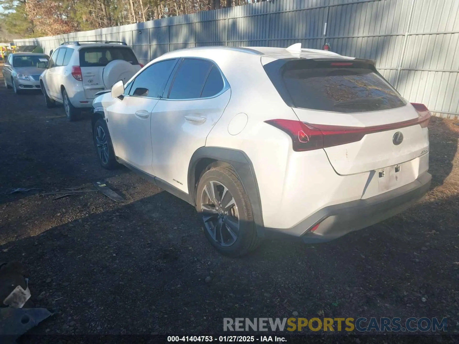 3 fotografías del automóvil dañado JTHU9JBHXK2019435 LEXUS UX 250H 2019