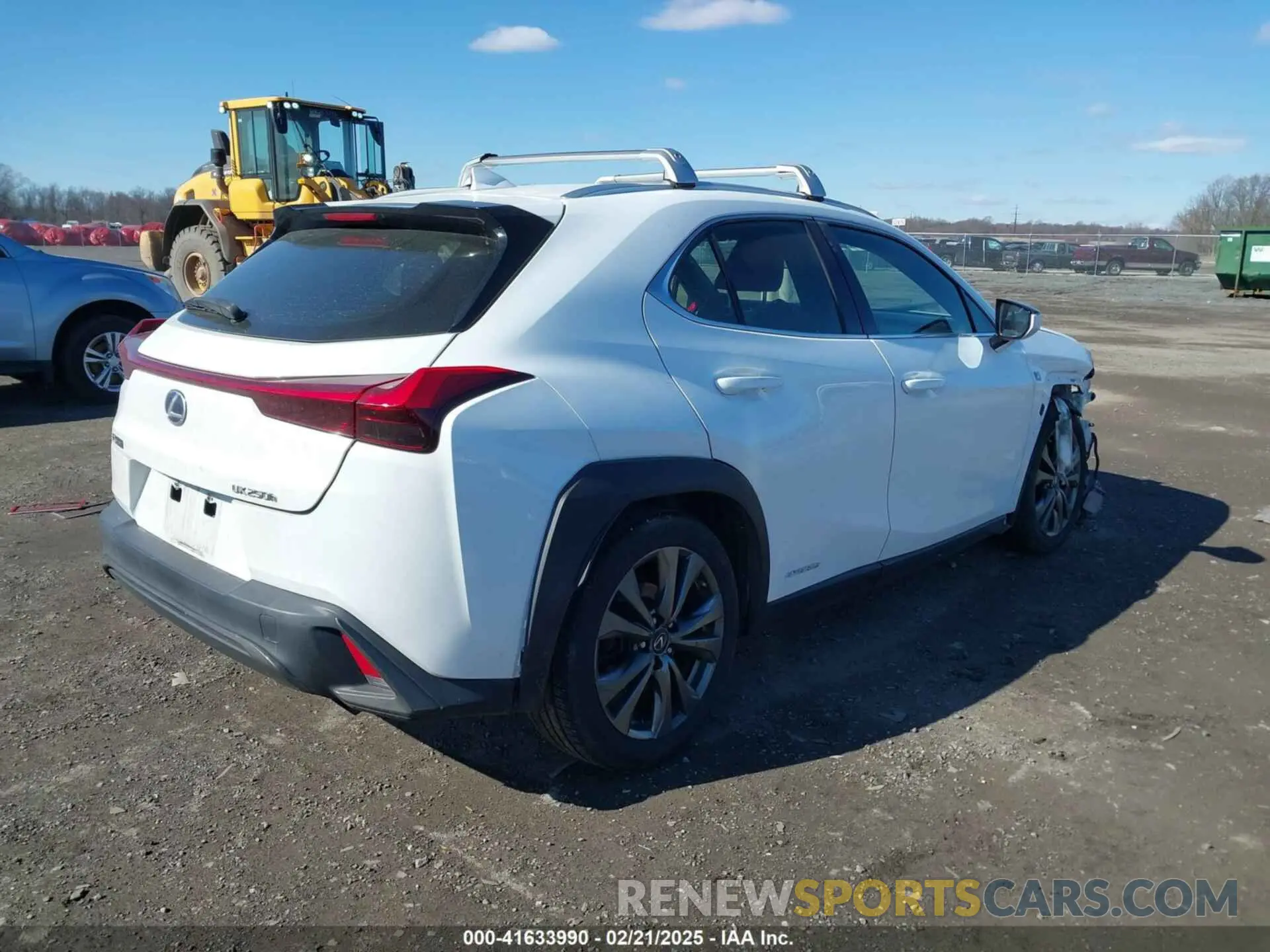 4 fotografías del automóvil dañado JTHE9JBH9L2035843 LEXUS UX 250H 2020