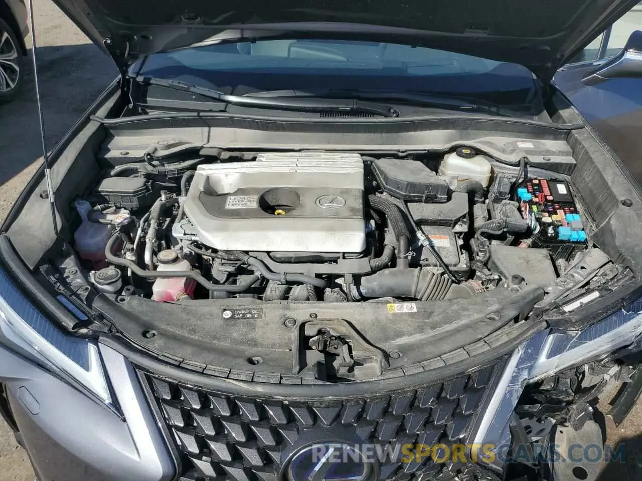 12 fotografías del automóvil dañado JTHL9JBH3L2032377 LEXUS UX 250H 2020