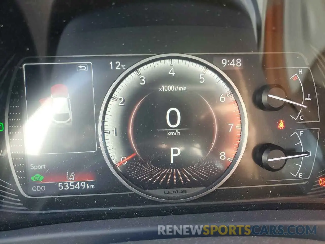 9 fotografías del automóvil dañado JTHL9JBH3L2032377 LEXUS UX 250H 2020
