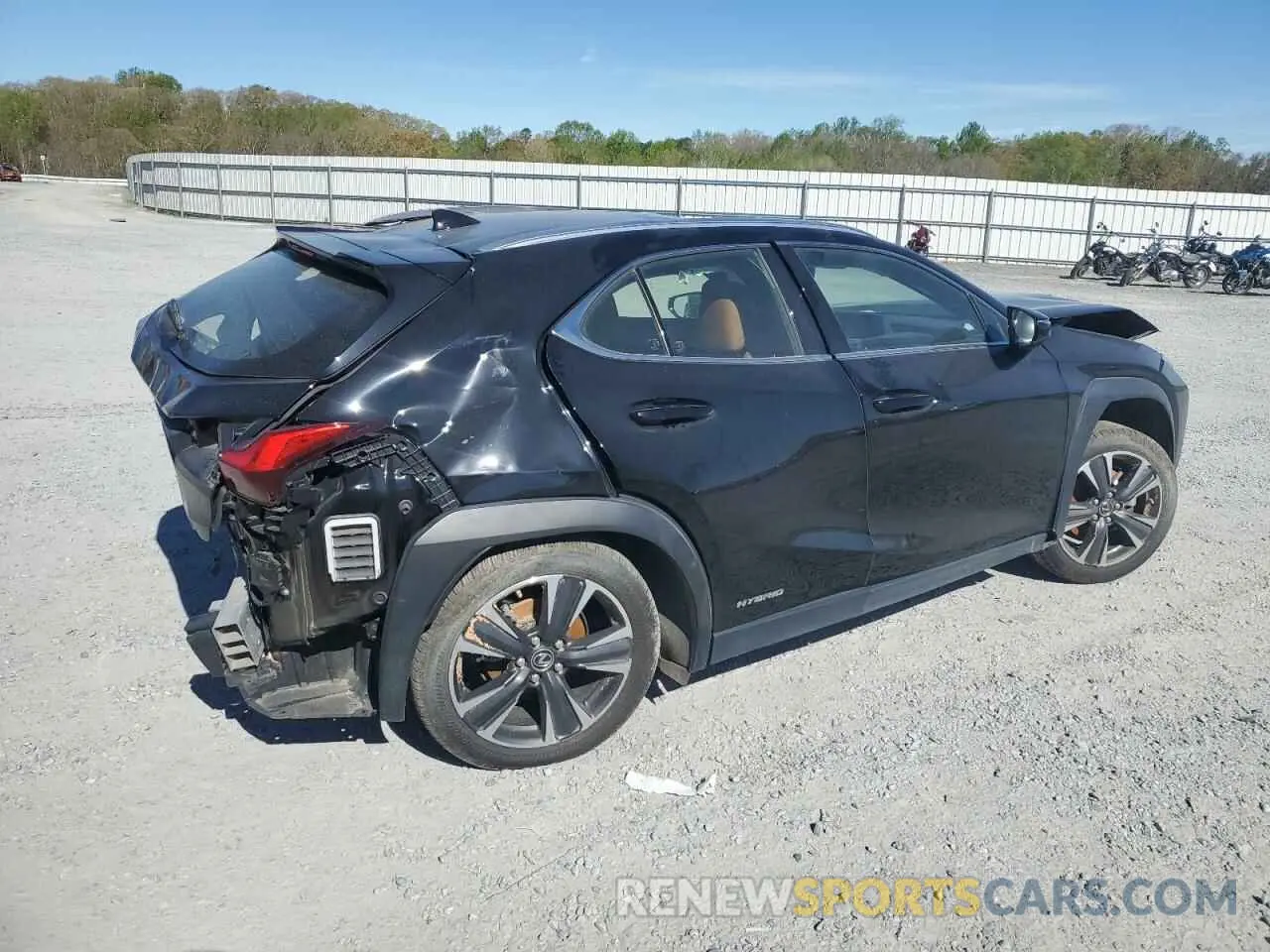 3 fotografías del automóvil dañado JTHP9JBH0L2023329 LEXUS UX 250H 2020