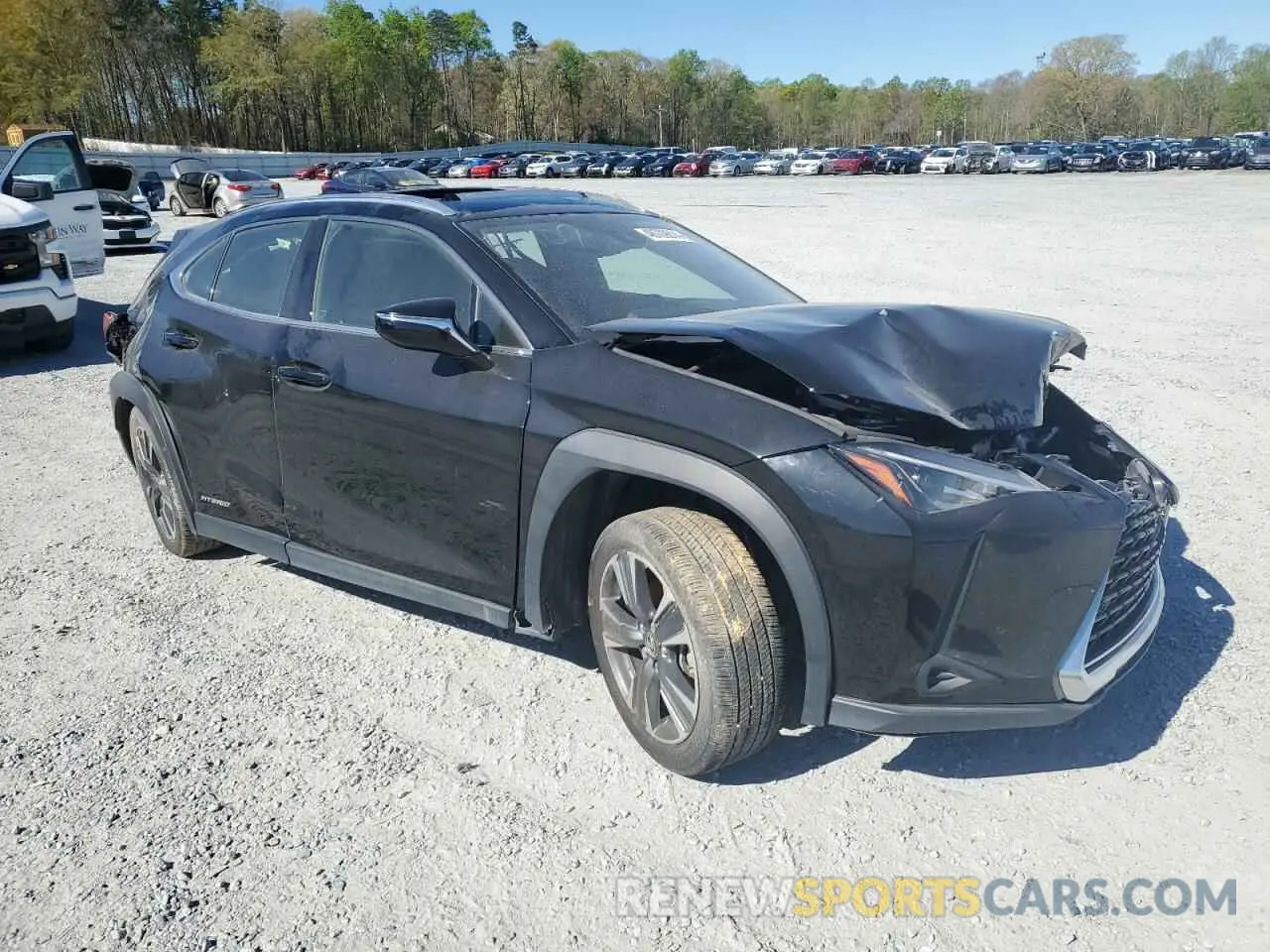 4 fotografías del automóvil dañado JTHP9JBH0L2023329 LEXUS UX 250H 2020