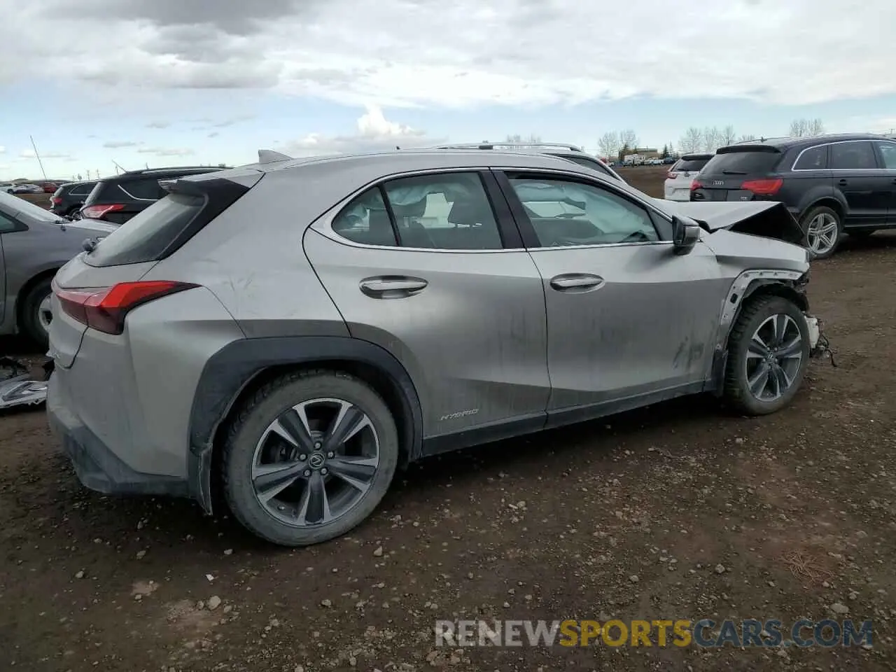 3 fotografías del automóvil dañado JTHP9JBH0L2028417 LEXUS UX 250H 2020