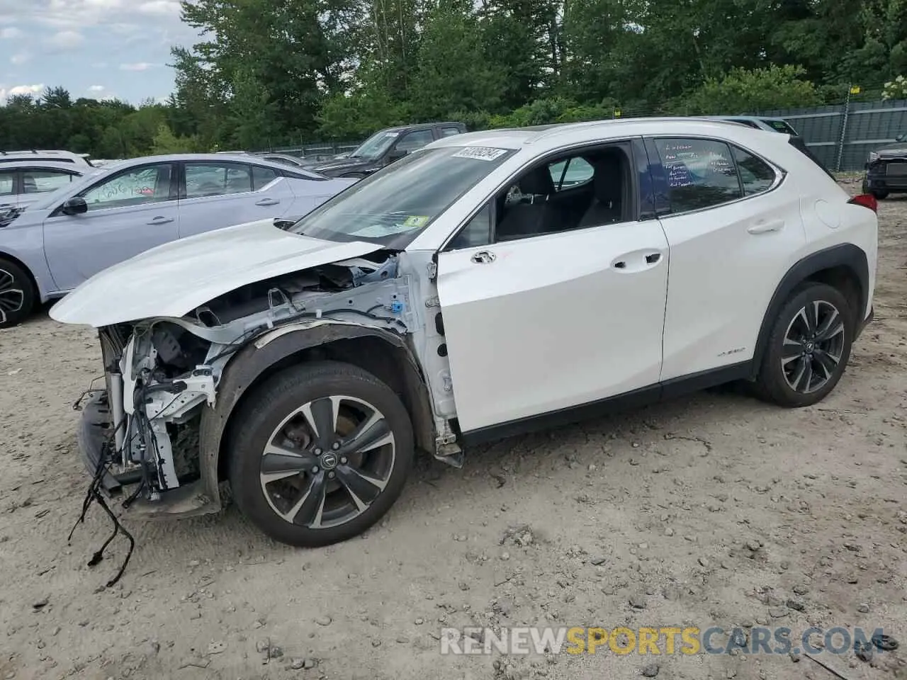 1 fotografías del automóvil dañado JTHP9JBH1L2028555 LEXUS UX 250H 2020
