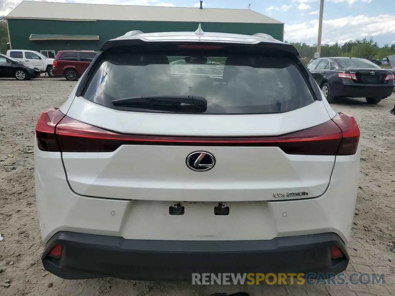 6 fotografías del automóvil dañado JTHP9JBH1L2028555 LEXUS UX 250H 2020