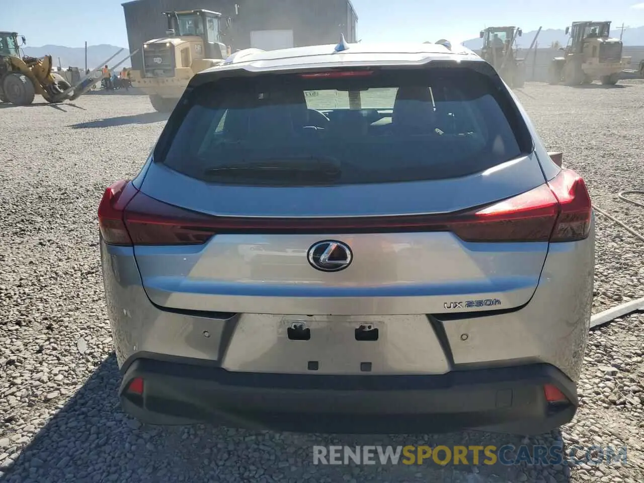 6 fotografías del automóvil dañado JTHP9JBH1L2030287 LEXUS UX 250H 2020