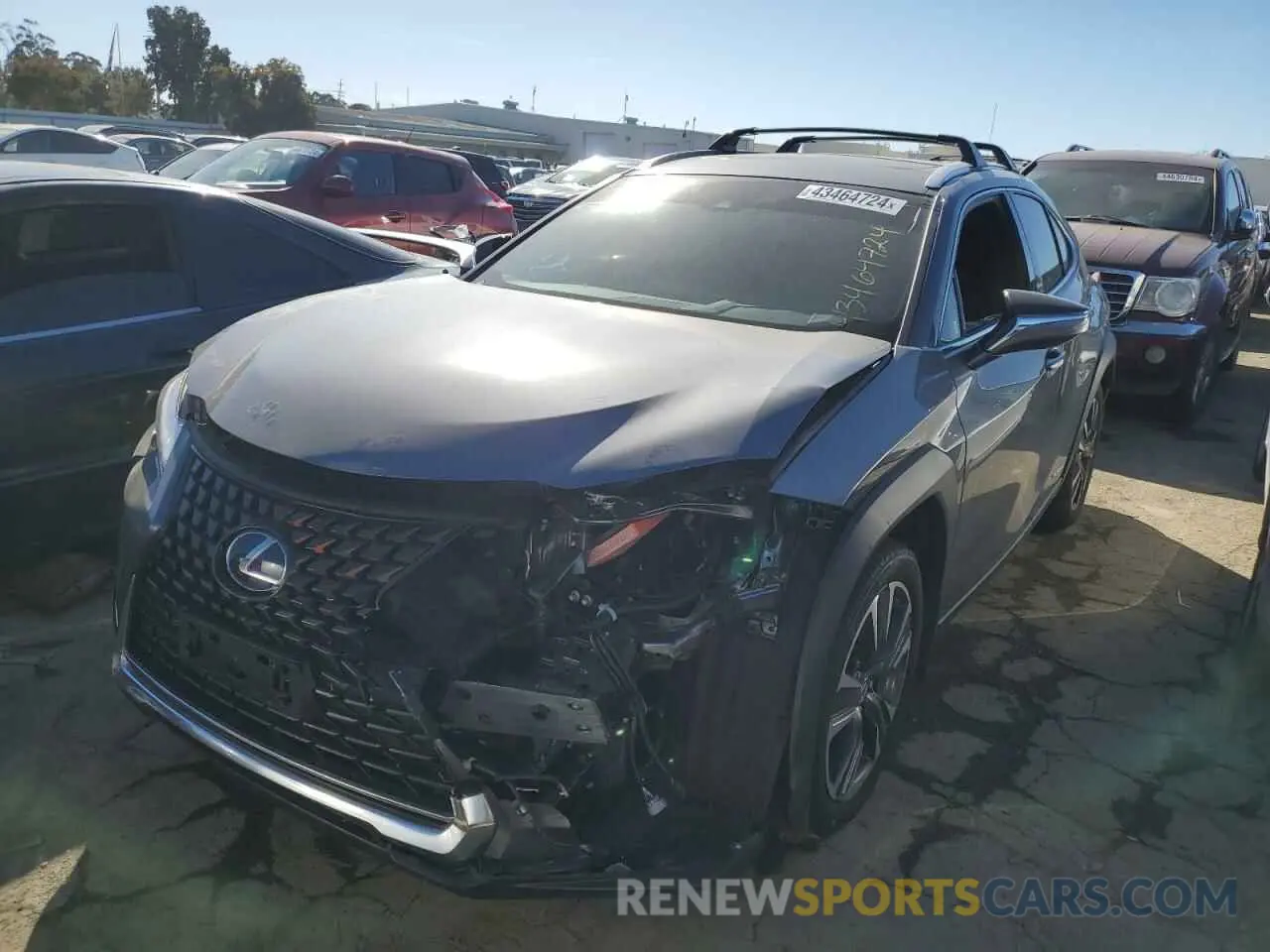 1 fotografías del automóvil dañado JTHP9JBH2L2023042 LEXUS UX 250H 2020