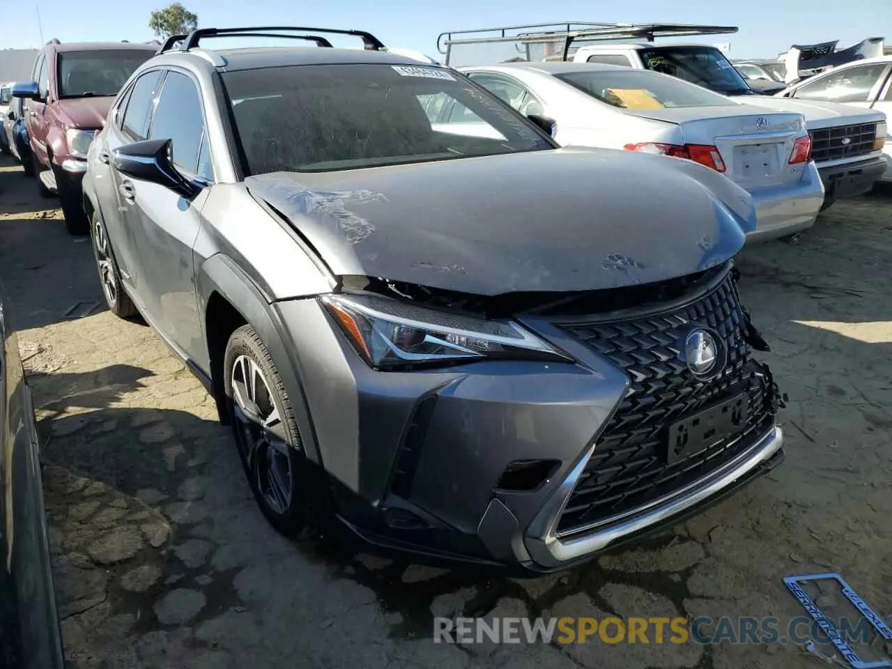 4 fotografías del automóvil dañado JTHP9JBH2L2023042 LEXUS UX 250H 2020