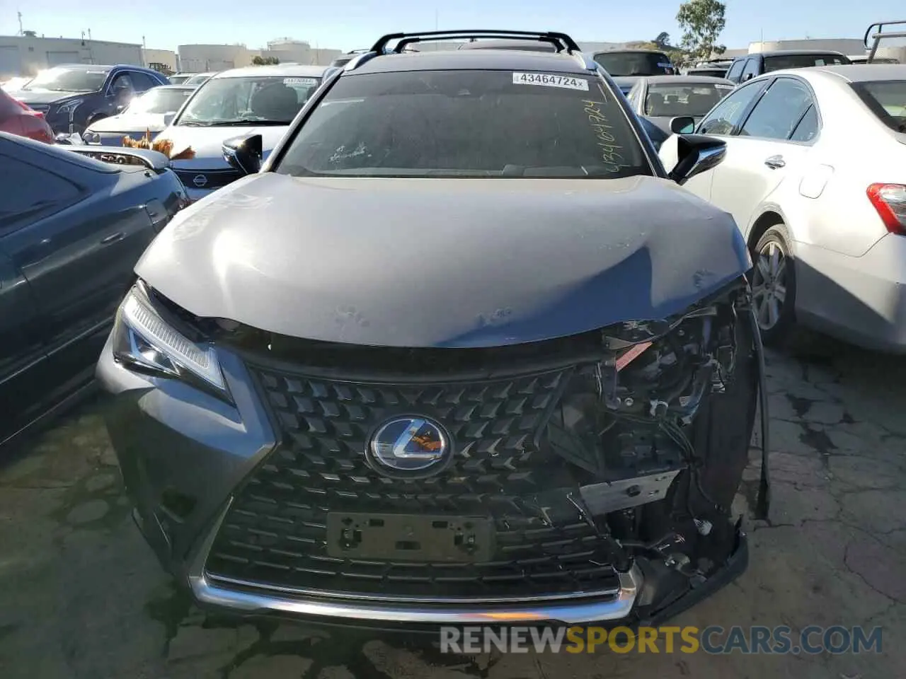 5 fotografías del automóvil dañado JTHP9JBH2L2023042 LEXUS UX 250H 2020