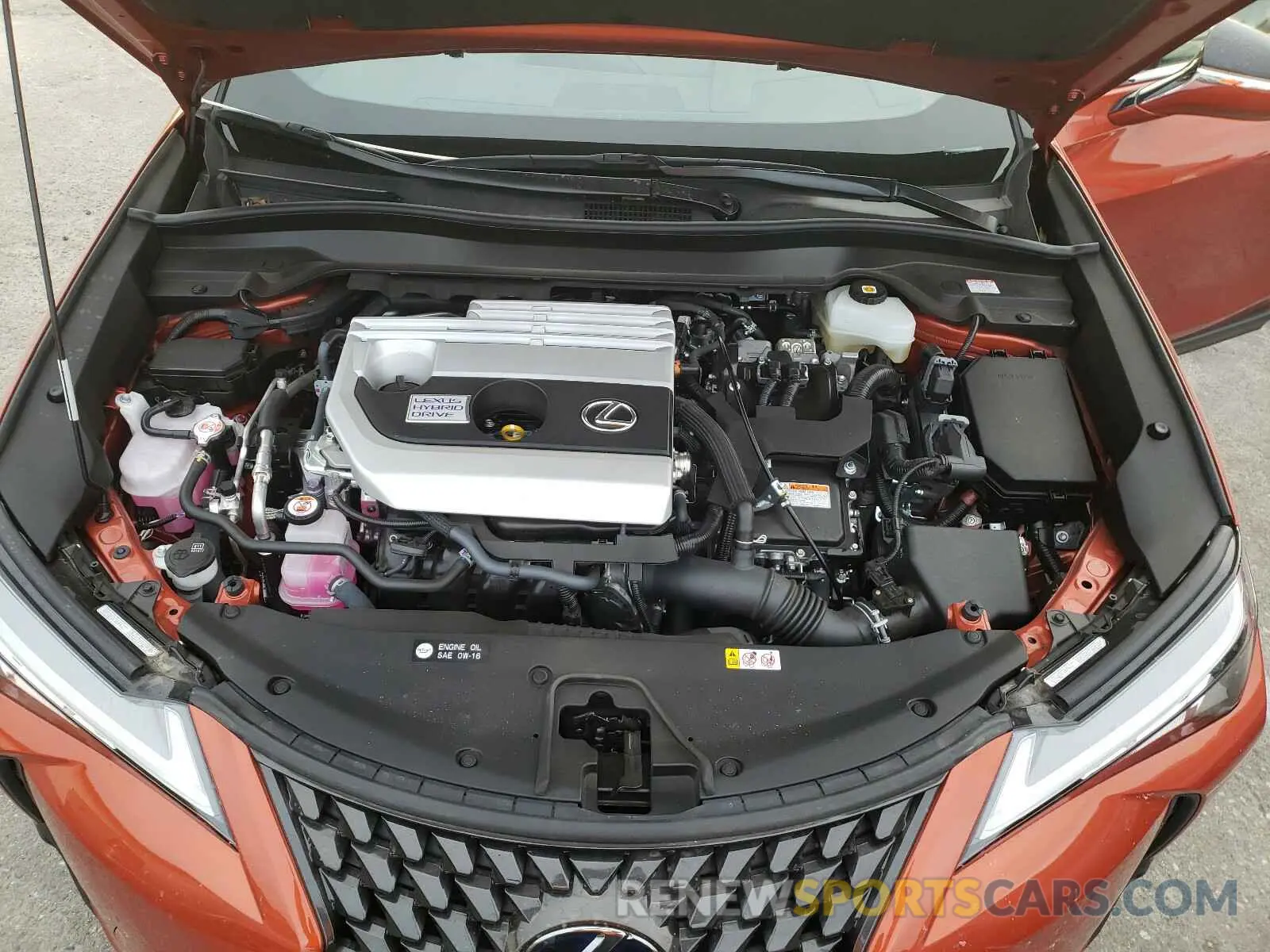 7 fotografías del automóvil dañado JTHP9JBH3L2027388 LEXUS UX 250H 2020