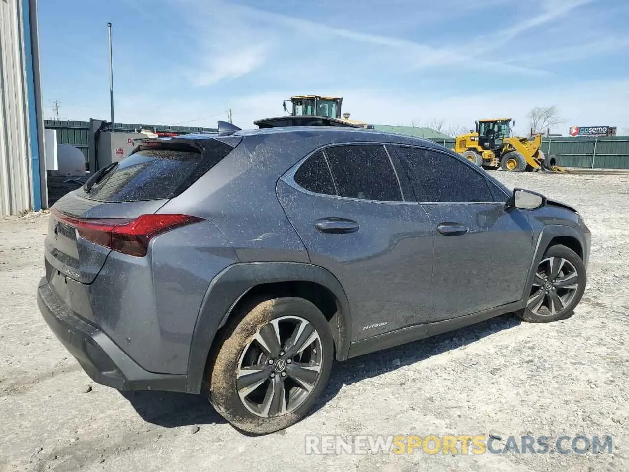3 fotografías del automóvil dañado JTHP9JBH4L2025519 LEXUS UX 250H 2020