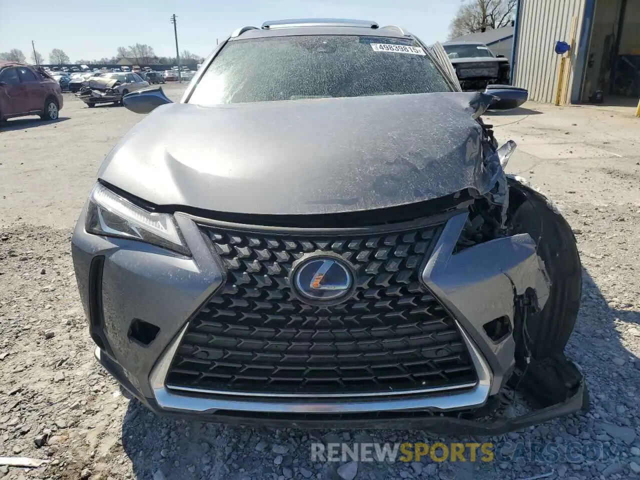 5 fotografías del automóvil dañado JTHP9JBH4L2025519 LEXUS UX 250H 2020
