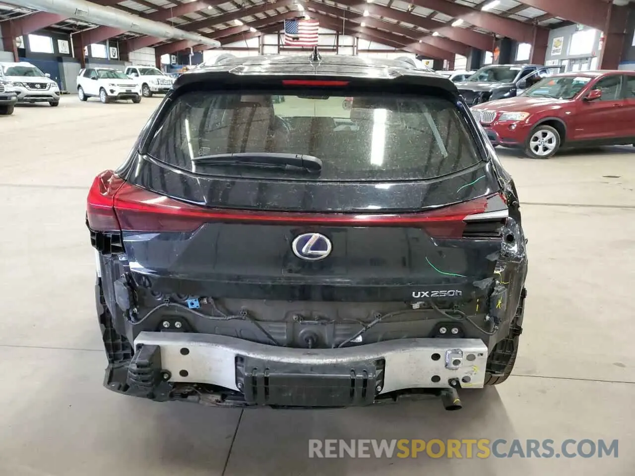 6 fotografías del automóvil dañado JTHP9JBH5L2029434 LEXUS UX 250H 2020