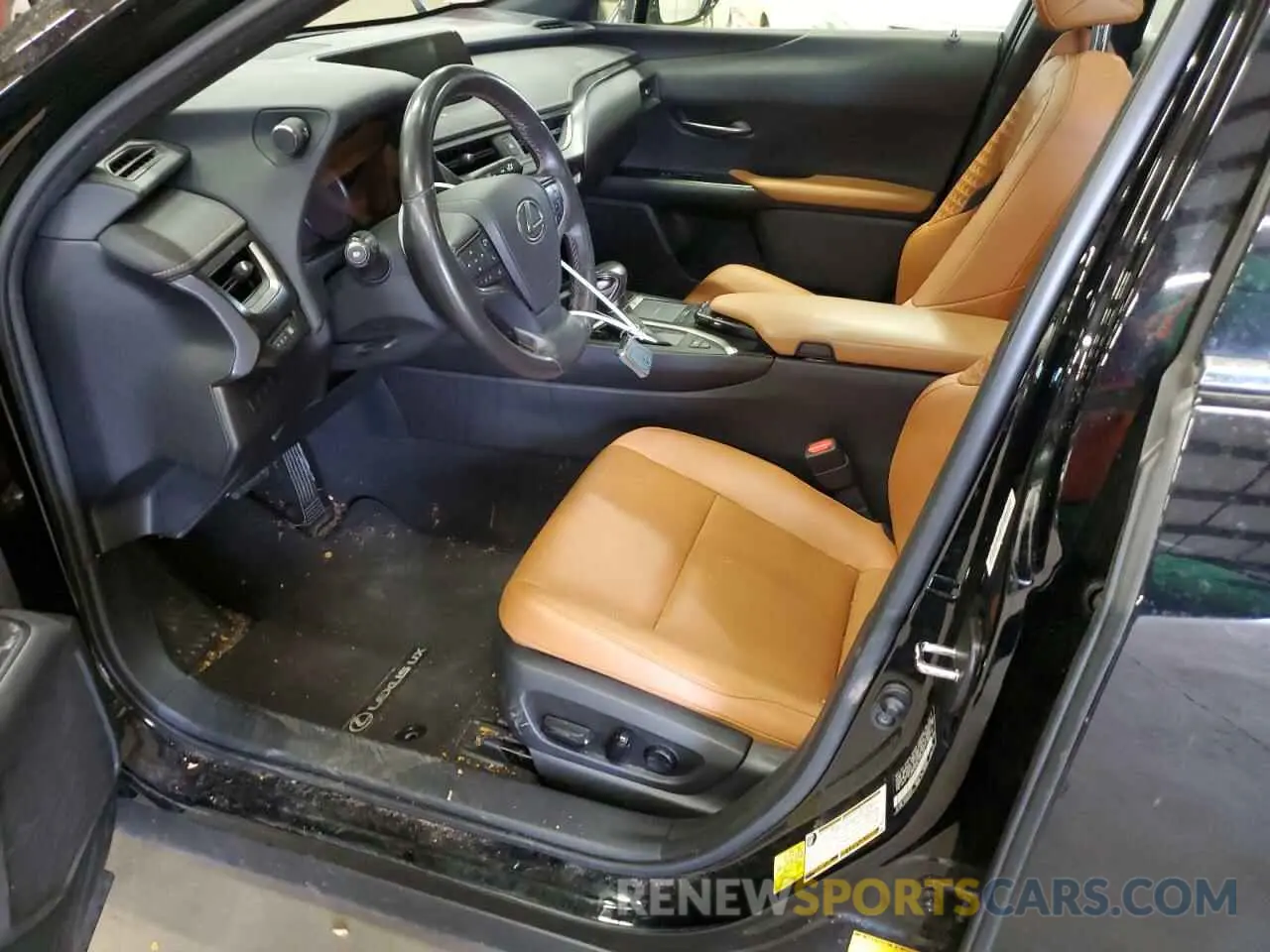 7 fotografías del automóvil dañado JTHP9JBH5L2029434 LEXUS UX 250H 2020