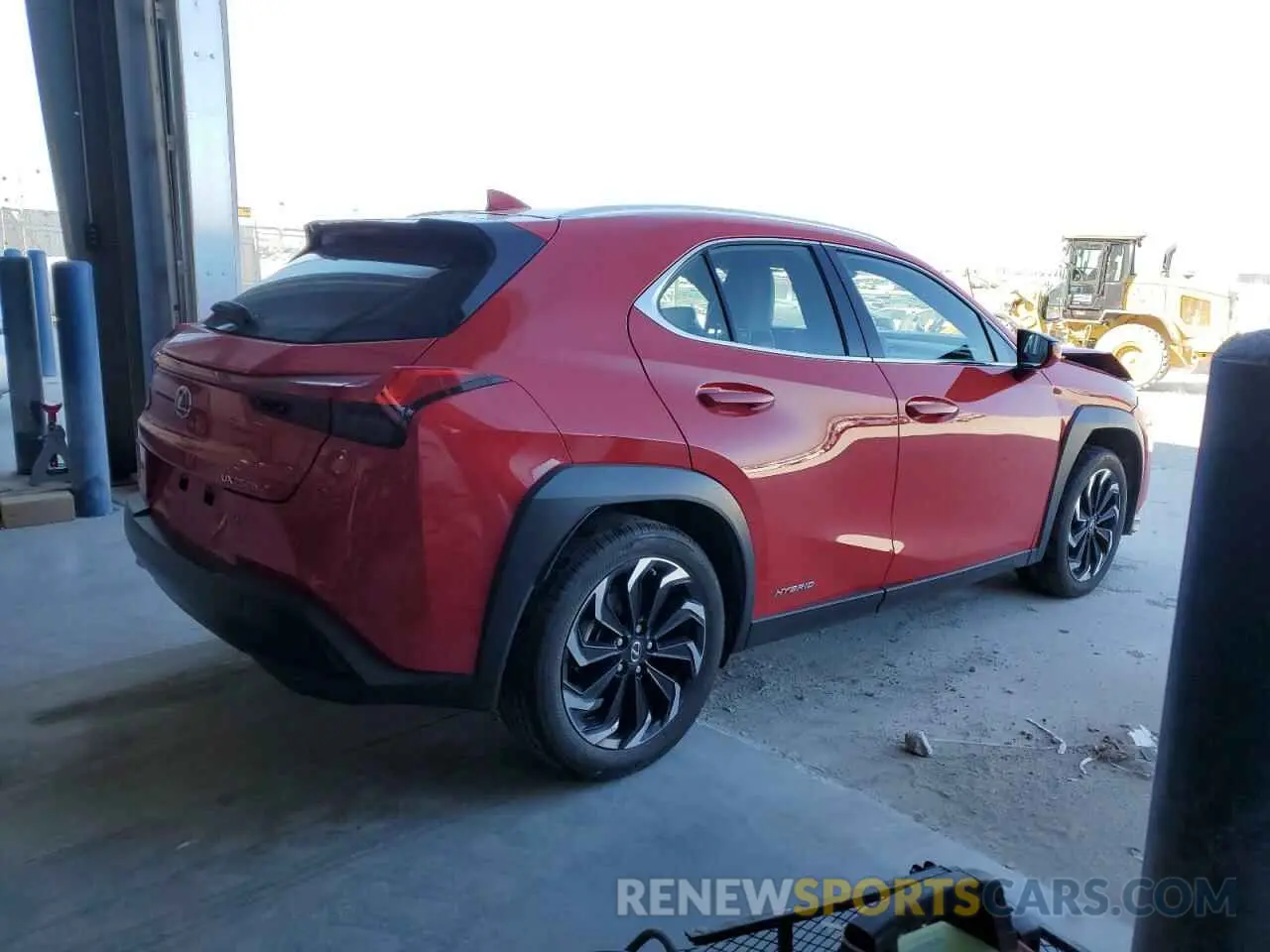 3 fotografías del automóvil dañado JTHP9JBH5L2034147 LEXUS UX 250H 2020