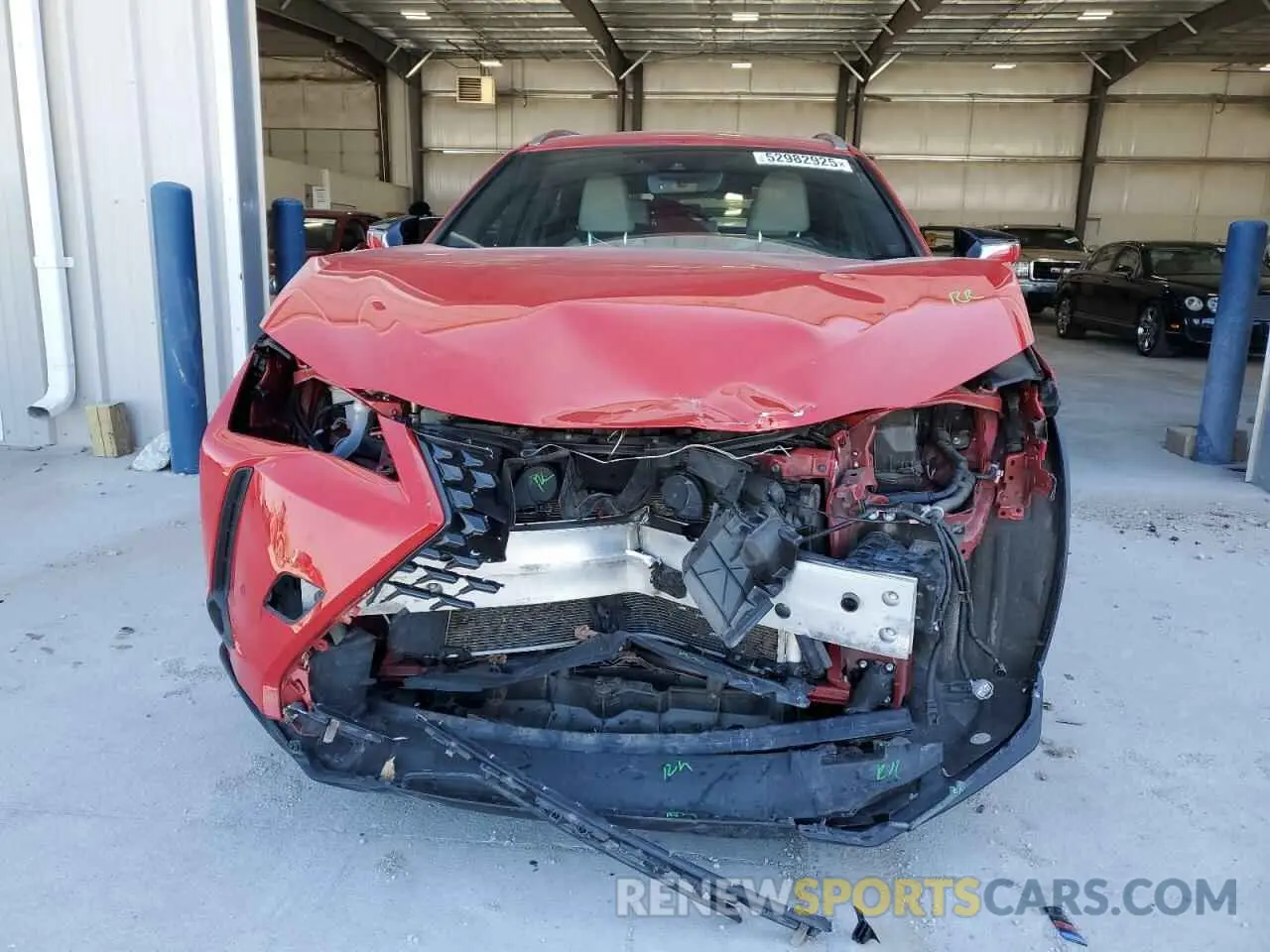 5 fotografías del automóvil dañado JTHP9JBH5L2034147 LEXUS UX 250H 2020