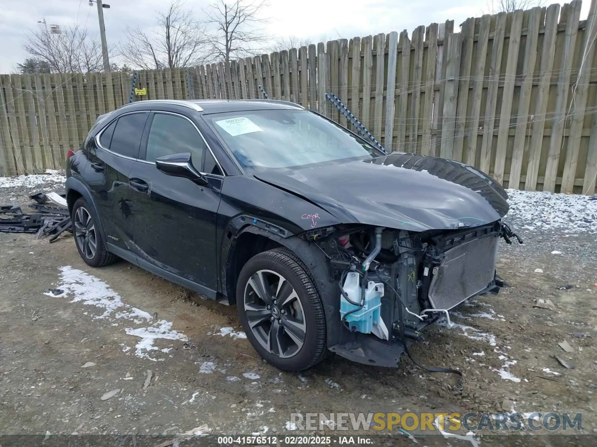1 fotografías del automóvil dañado JTHP9JBH6L2027045 LEXUS UX 250H 2020