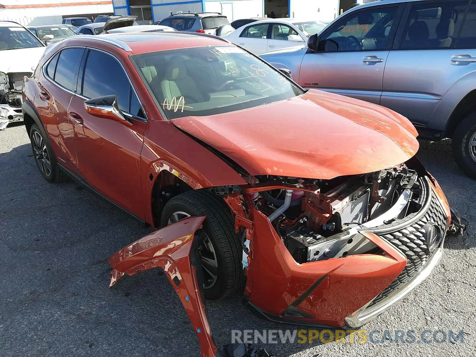 1 fotografías del automóvil dañado JTHP9JBH6L2027160 LEXUS UX 250H 2020