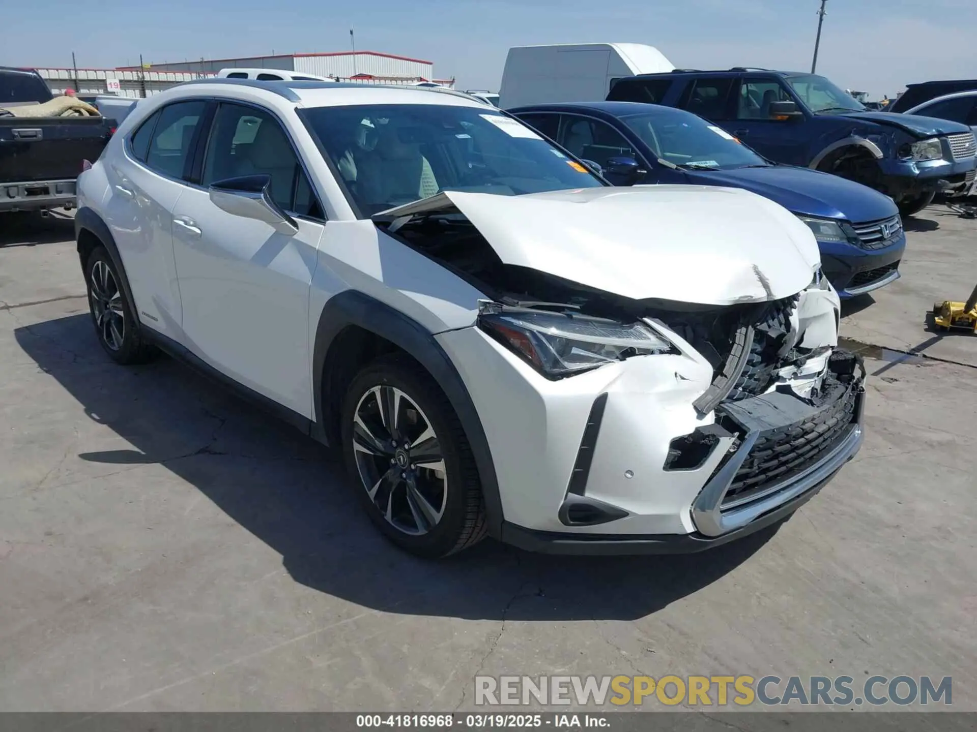 1 fotografías del automóvil dañado JTHP9JBH6L2031919 LEXUS UX 250H 2020