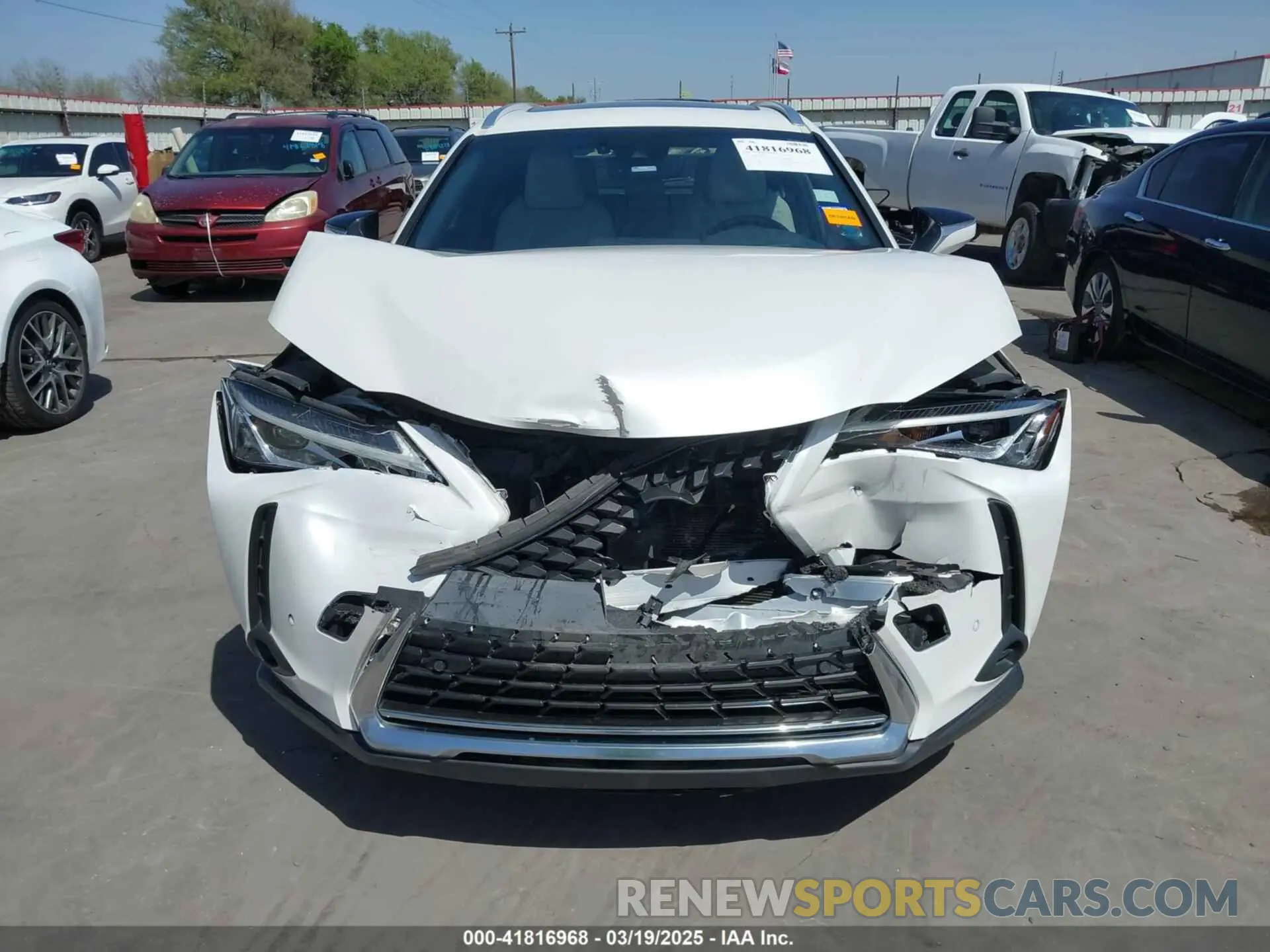 6 fotografías del automóvil dañado JTHP9JBH6L2031919 LEXUS UX 250H 2020