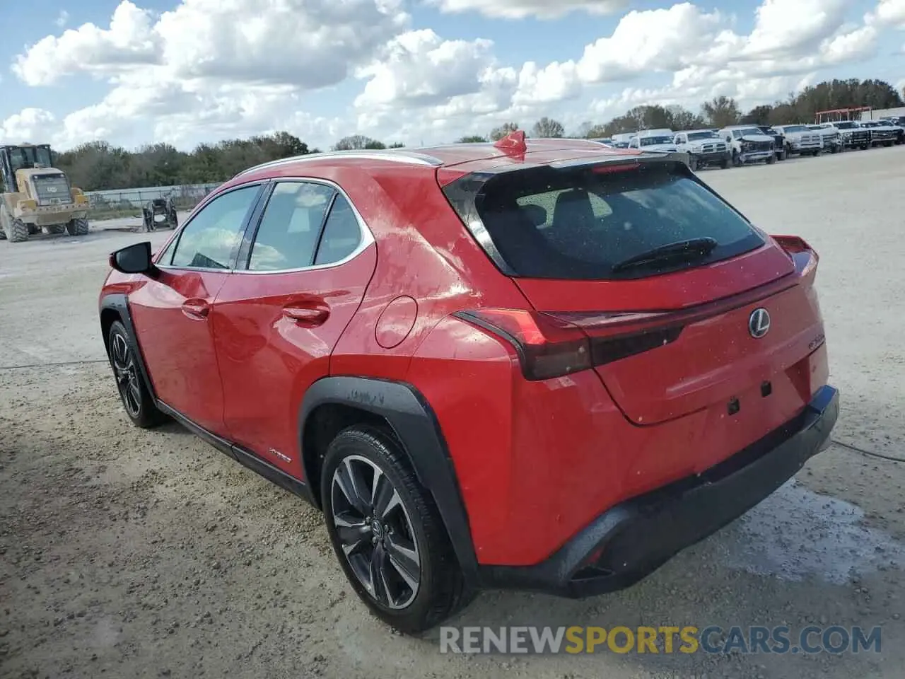 2 fotografías del automóvil dañado JTHP9JBH7L2033677 LEXUS UX 250H 2020