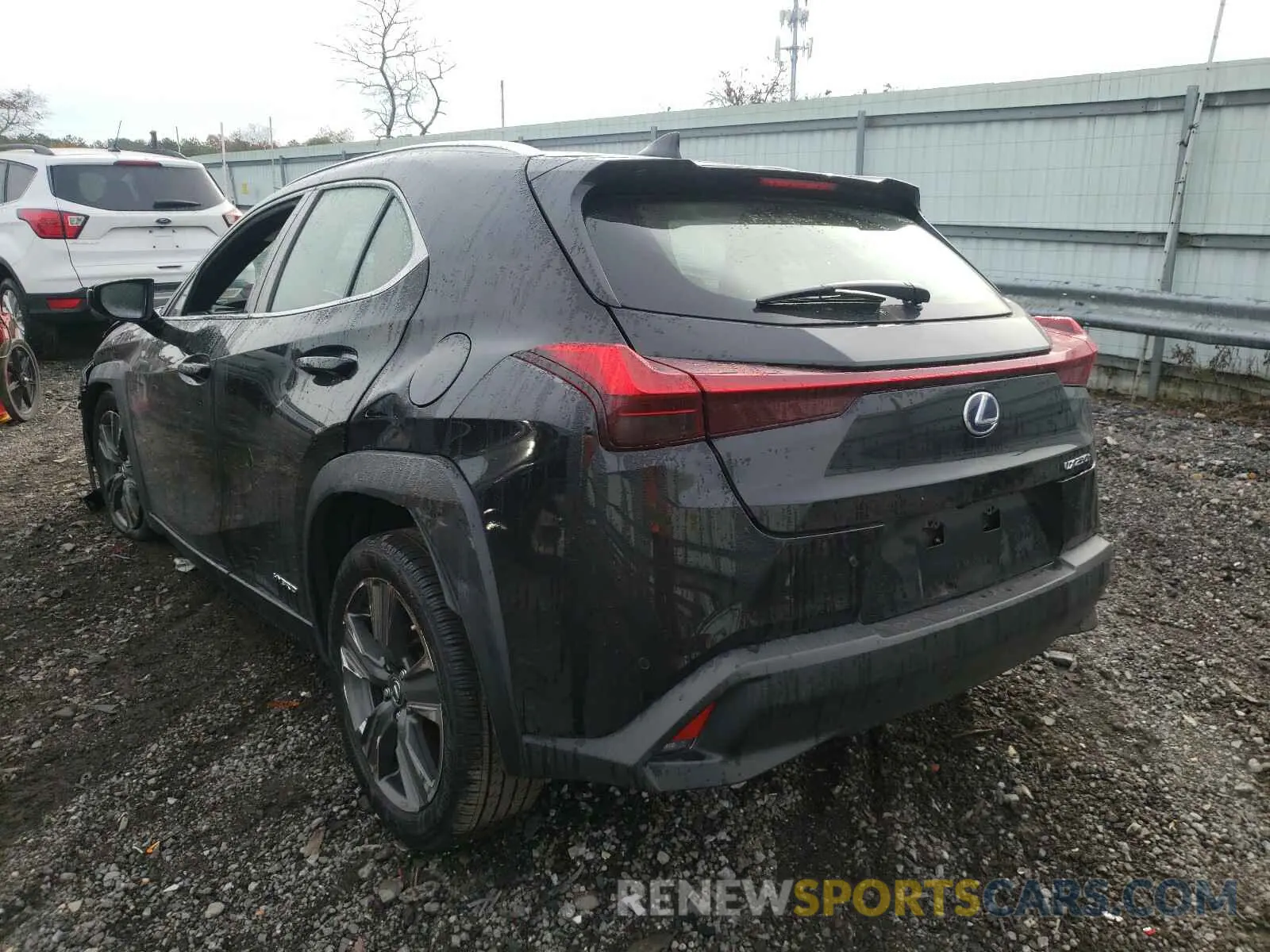 3 fotografías del automóvil dañado JTHP9JBH9L2027668 LEXUS UX 250H 2020