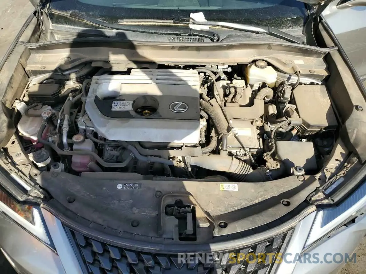 12 fotografías del automóvil dañado JTHP9JBHXL2025623 LEXUS UX 250H 2020