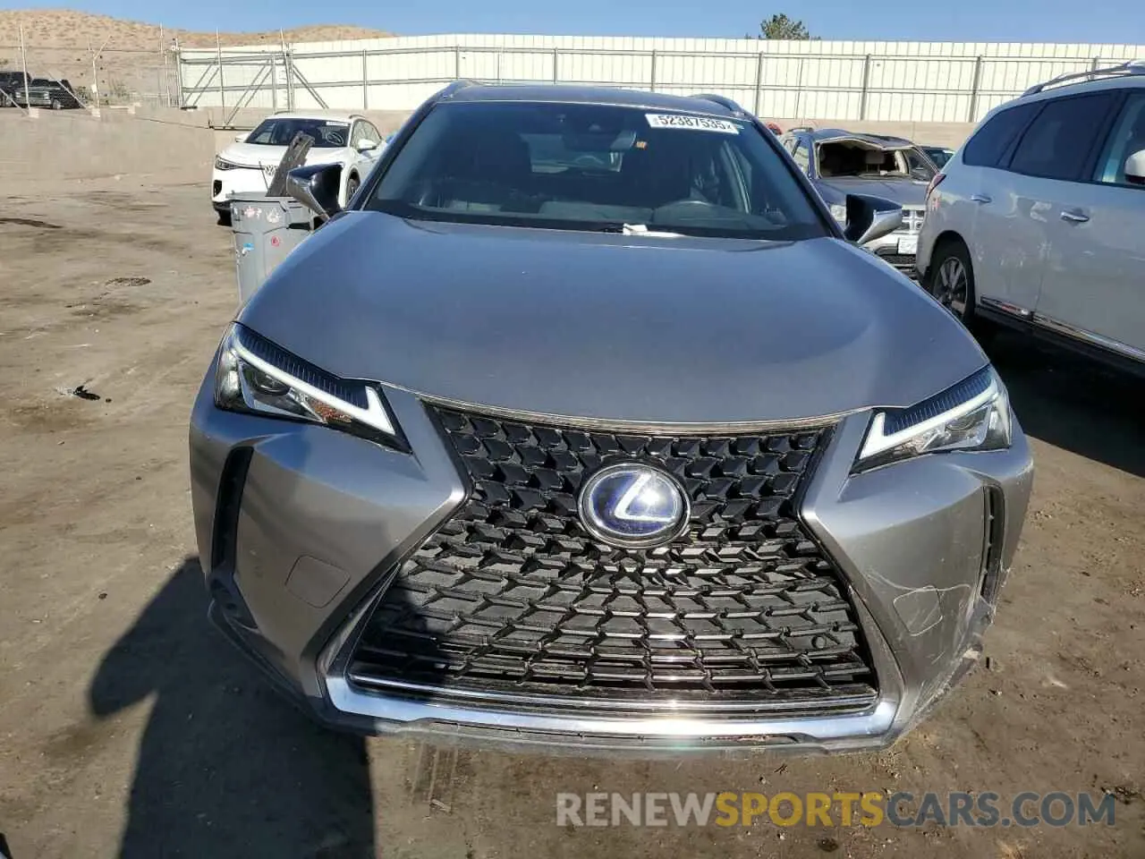 5 fotografías del automóvil dañado JTHP9JBHXL2025623 LEXUS UX 250H 2020