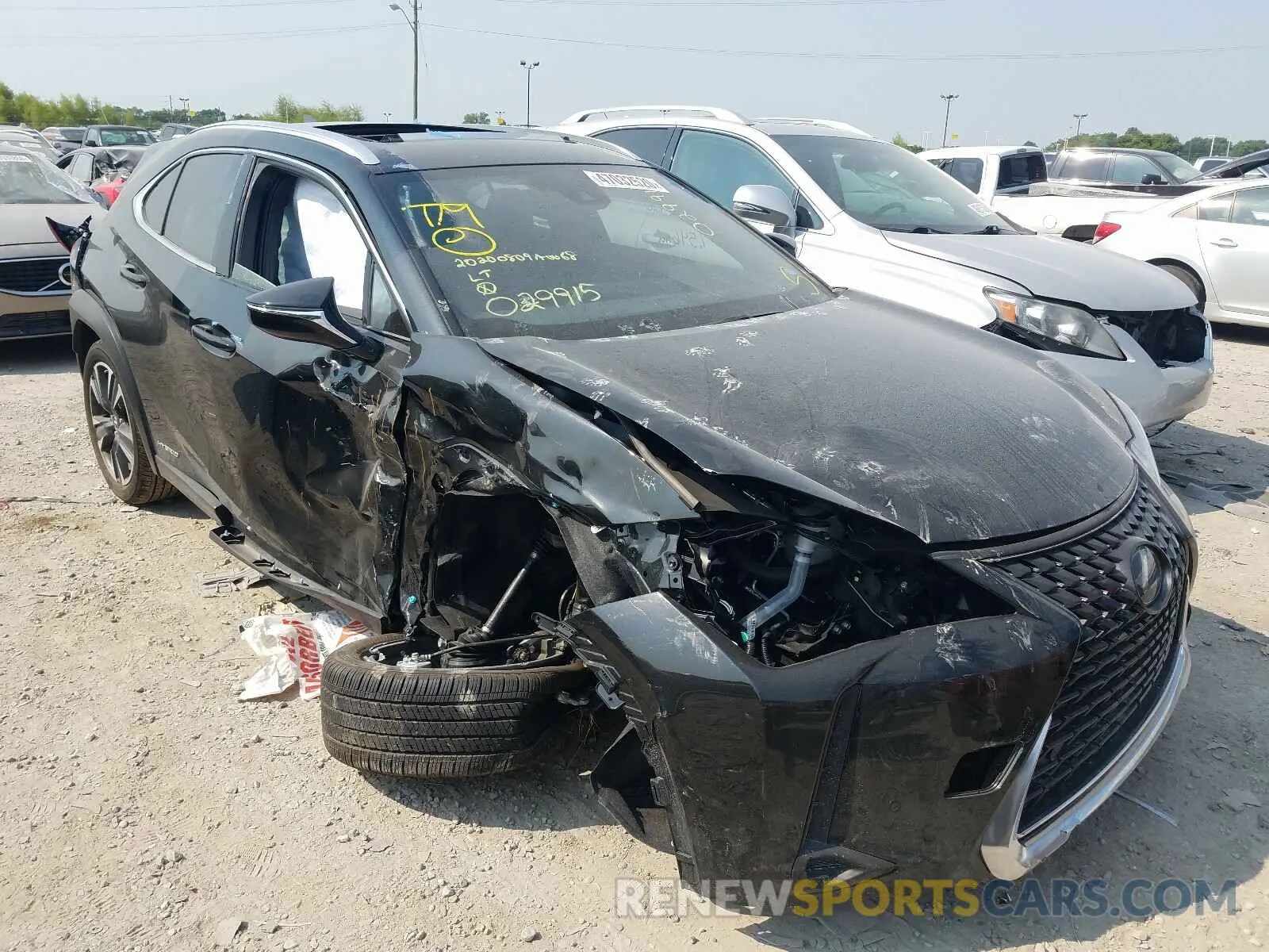 1 fotografías del automóvil dañado JTHP9JBHXL2029915 LEXUS UX 250H 2020