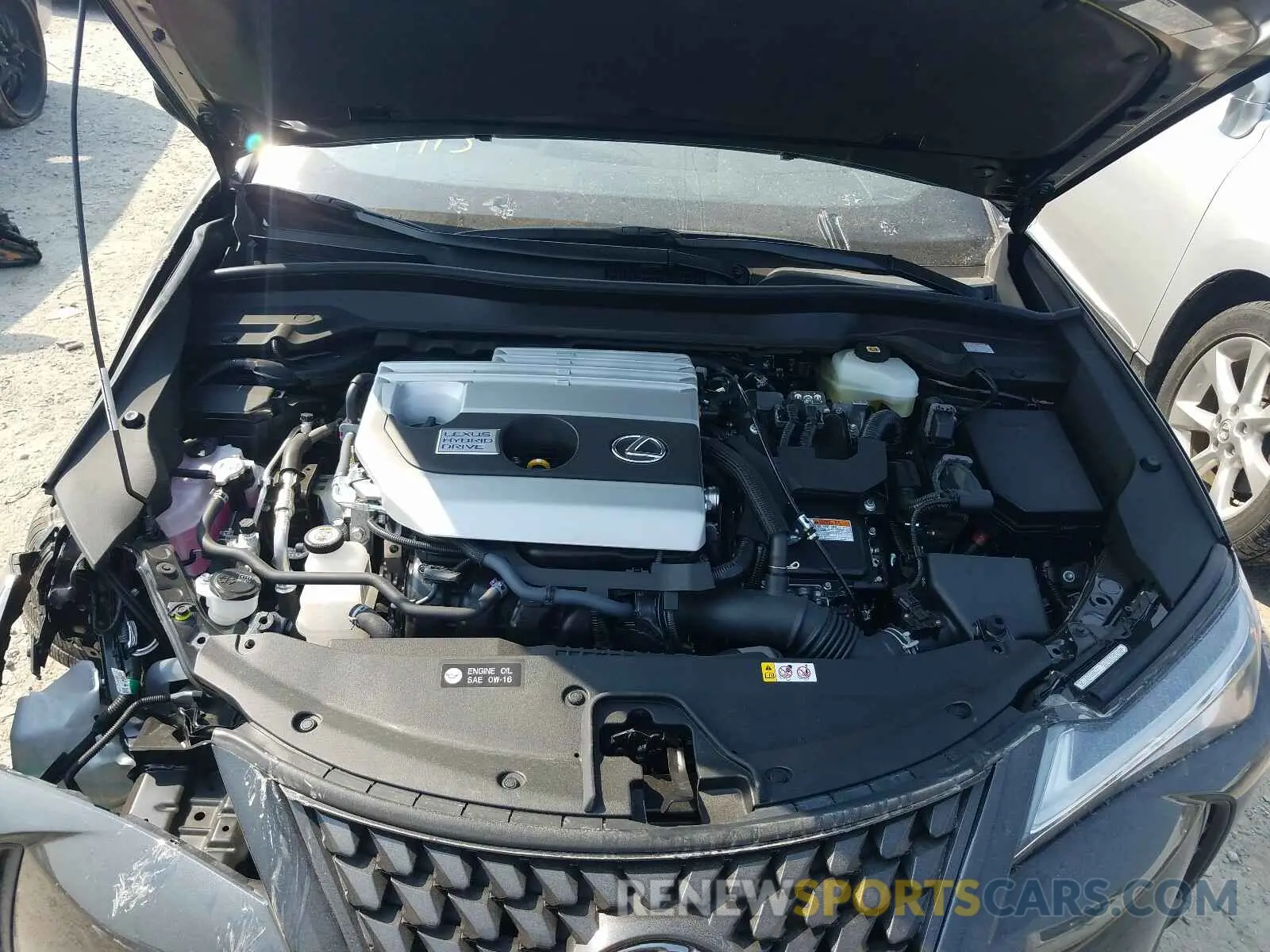 7 fotografías del automóvil dañado JTHP9JBHXL2029915 LEXUS UX 250H 2020