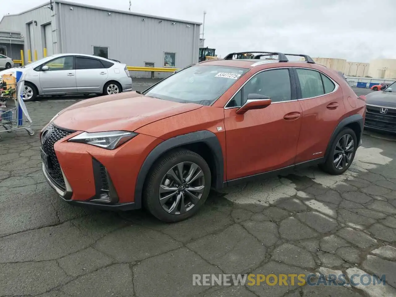 1 fotografías del automóvil dañado JTHR9JBH1L2026913 LEXUS UX 250H 2020