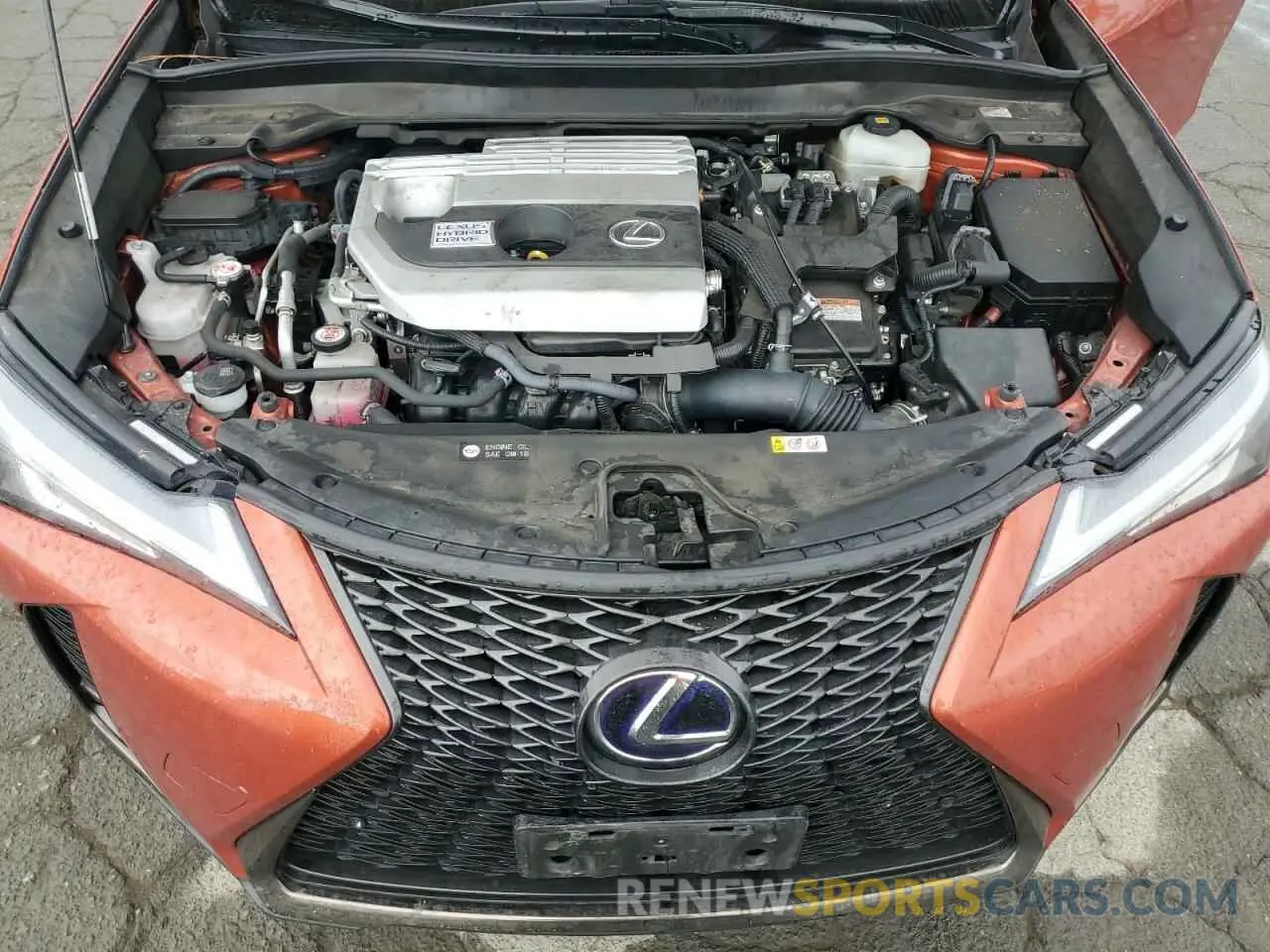 11 fotografías del automóvil dañado JTHR9JBH1L2026913 LEXUS UX 250H 2020