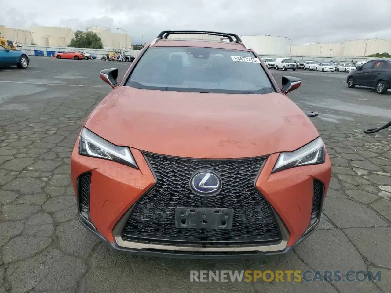 5 fotografías del automóvil dañado JTHR9JBH1L2026913 LEXUS UX 250H 2020