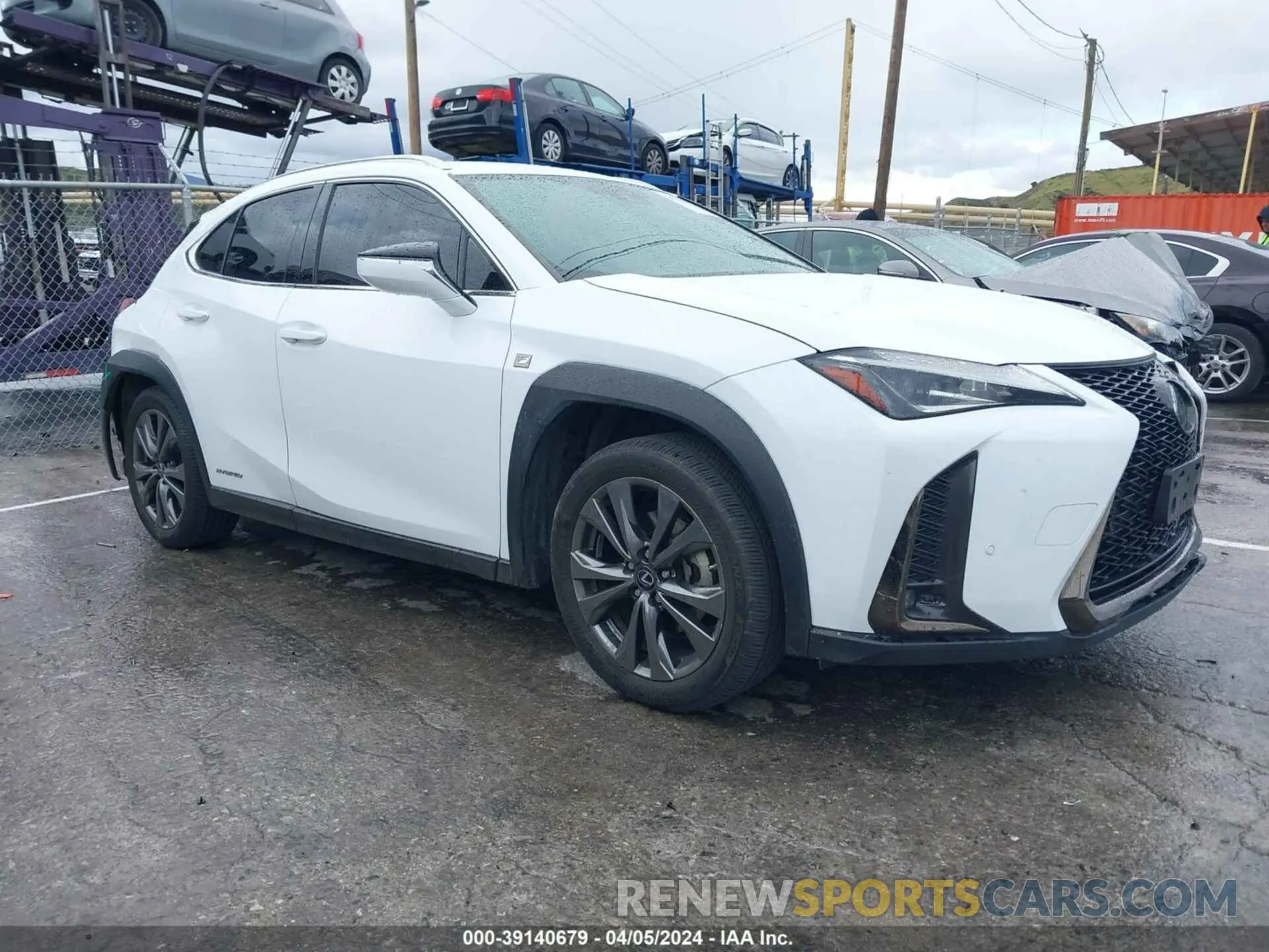 1 fotografías del automóvil dañado JTHR9JBH4L2025867 LEXUS UX 250H 2020