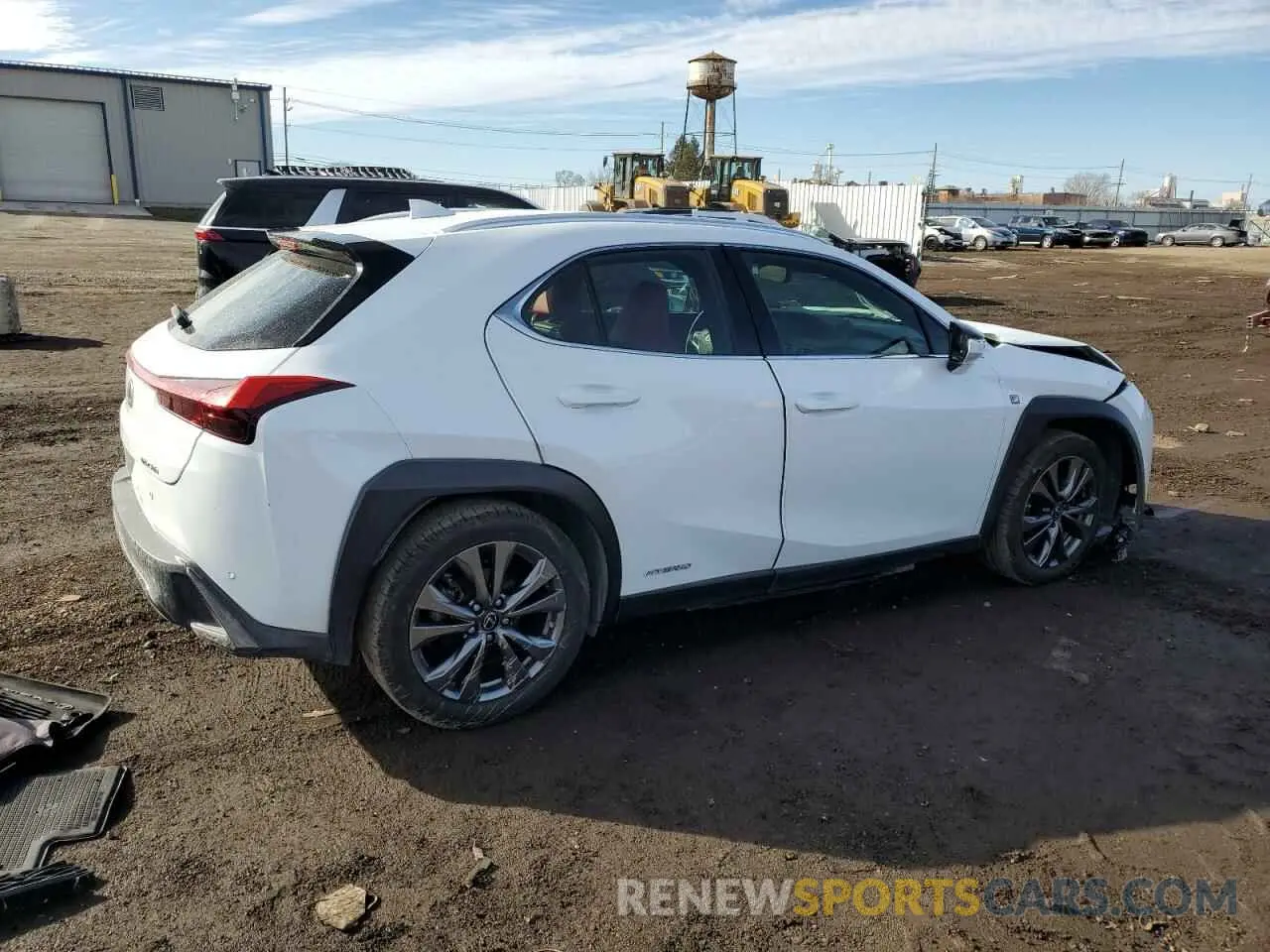 3 fotografías del automóvil dañado JTHR9JBH5L2032813 LEXUS UX 250H 2020