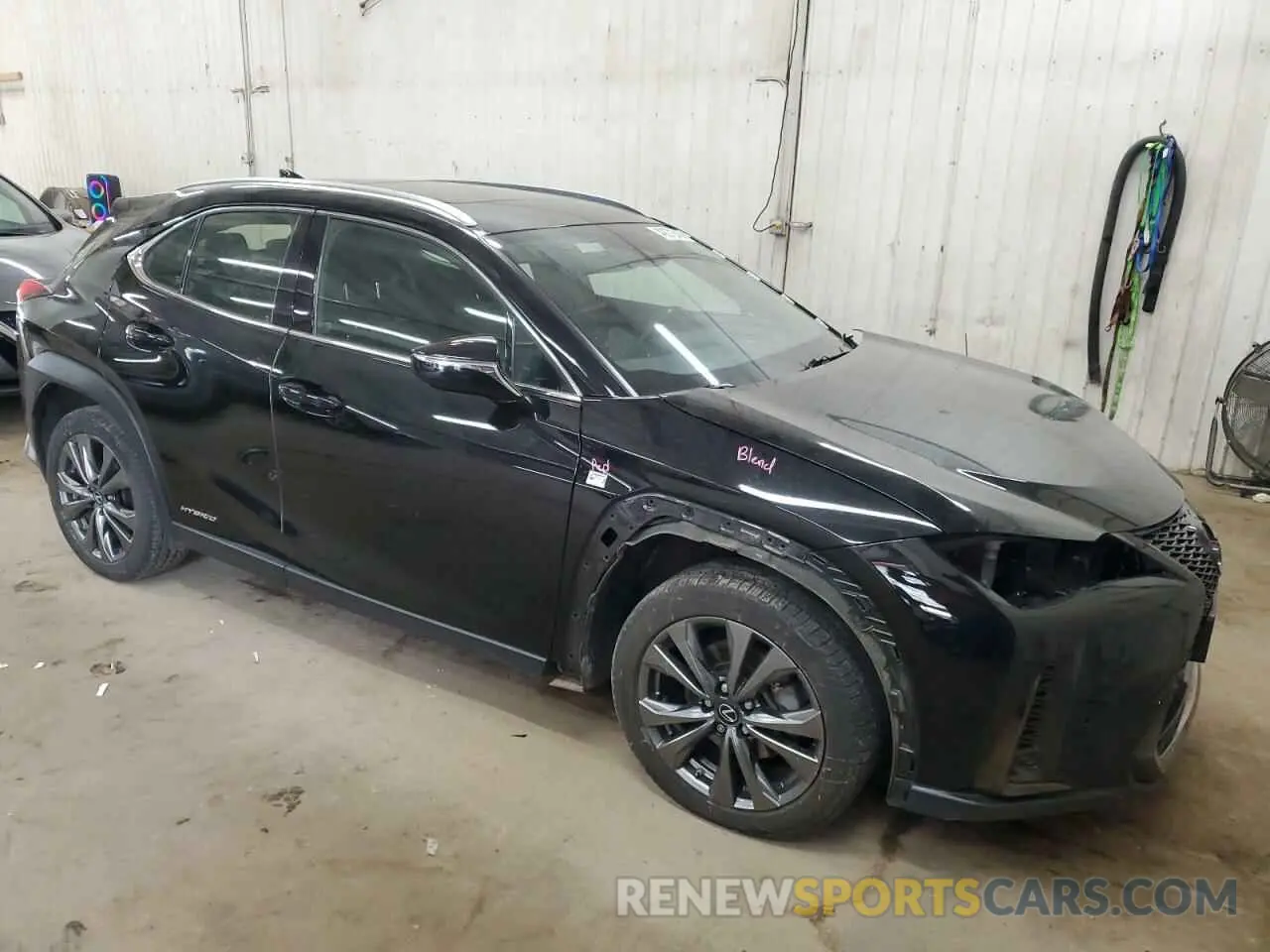 4 fotografías del automóvil dañado JTHR9JBH6L2021884 LEXUS UX 250H 2020