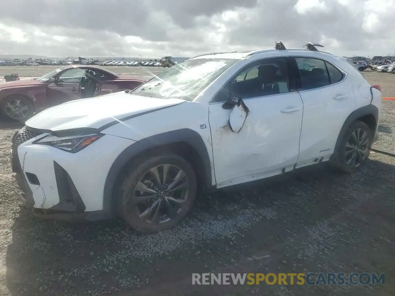 1 fotografías del automóvil dañado JTHR9JBH6L2028544 LEXUS UX 250H 2020