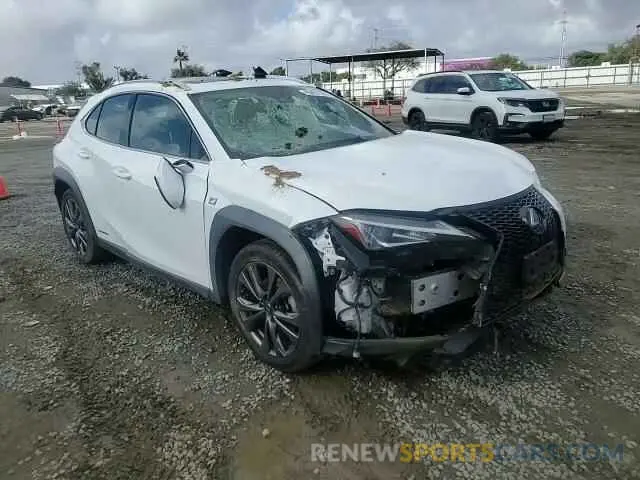 11 fotografías del automóvil dañado JTHR9JBH6L2028544 LEXUS UX 250H 2020