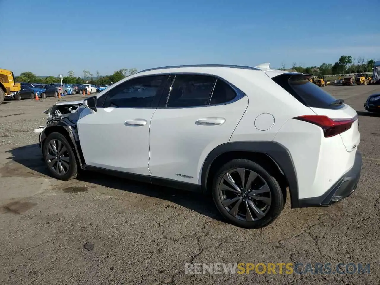 2 fotografías del automóvil dañado JTHR9JBH6L2036806 LEXUS UX 250H 2020