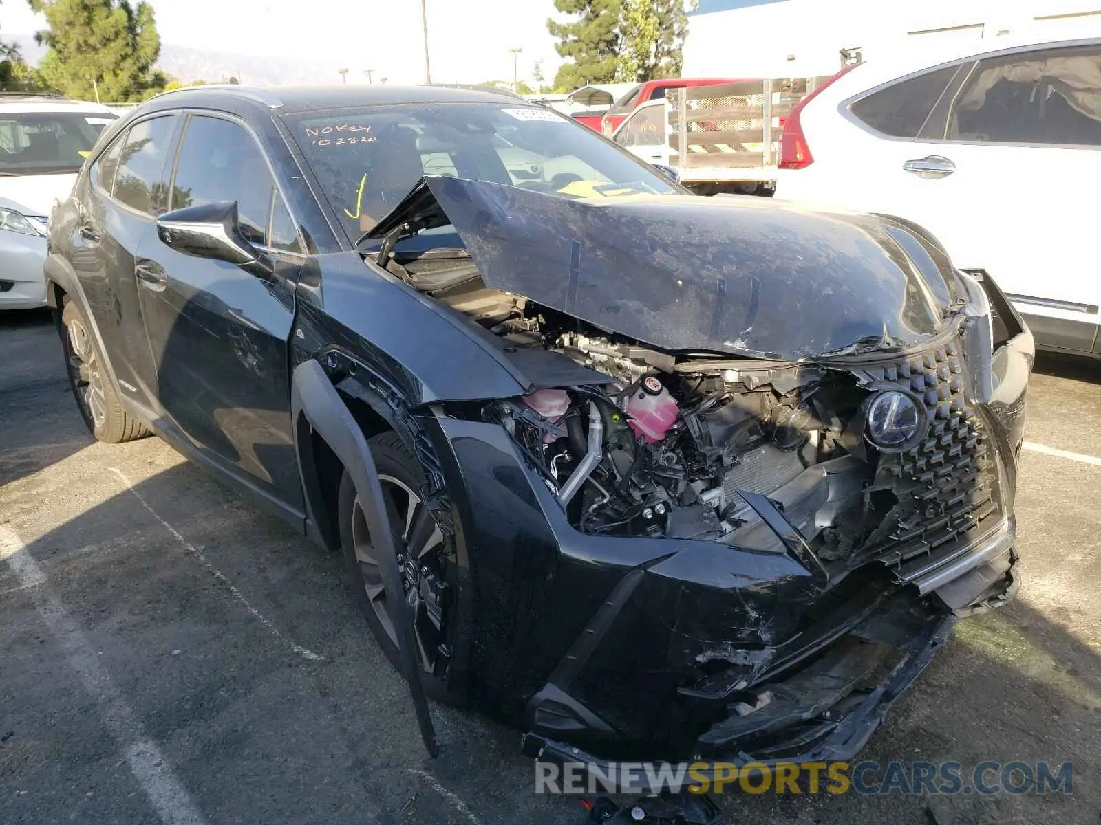 1 fotografías del automóvil dañado JTHX9JBH2L2033781 LEXUS UX 250H 2020