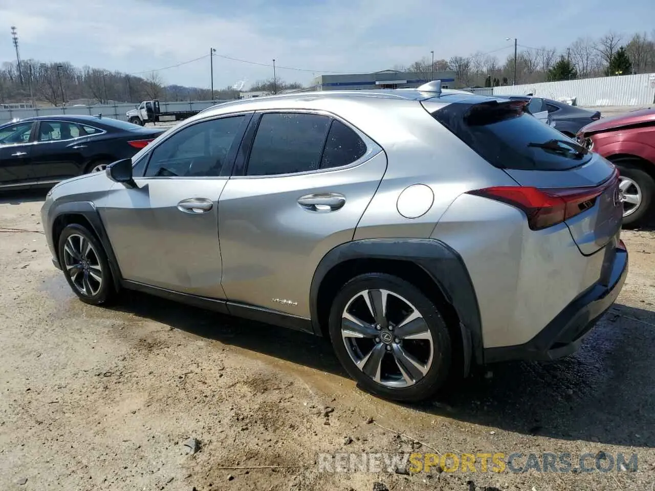2 fotografías del automóvil dañado JTHX9JBH5L2035962 LEXUS UX 250H 2020