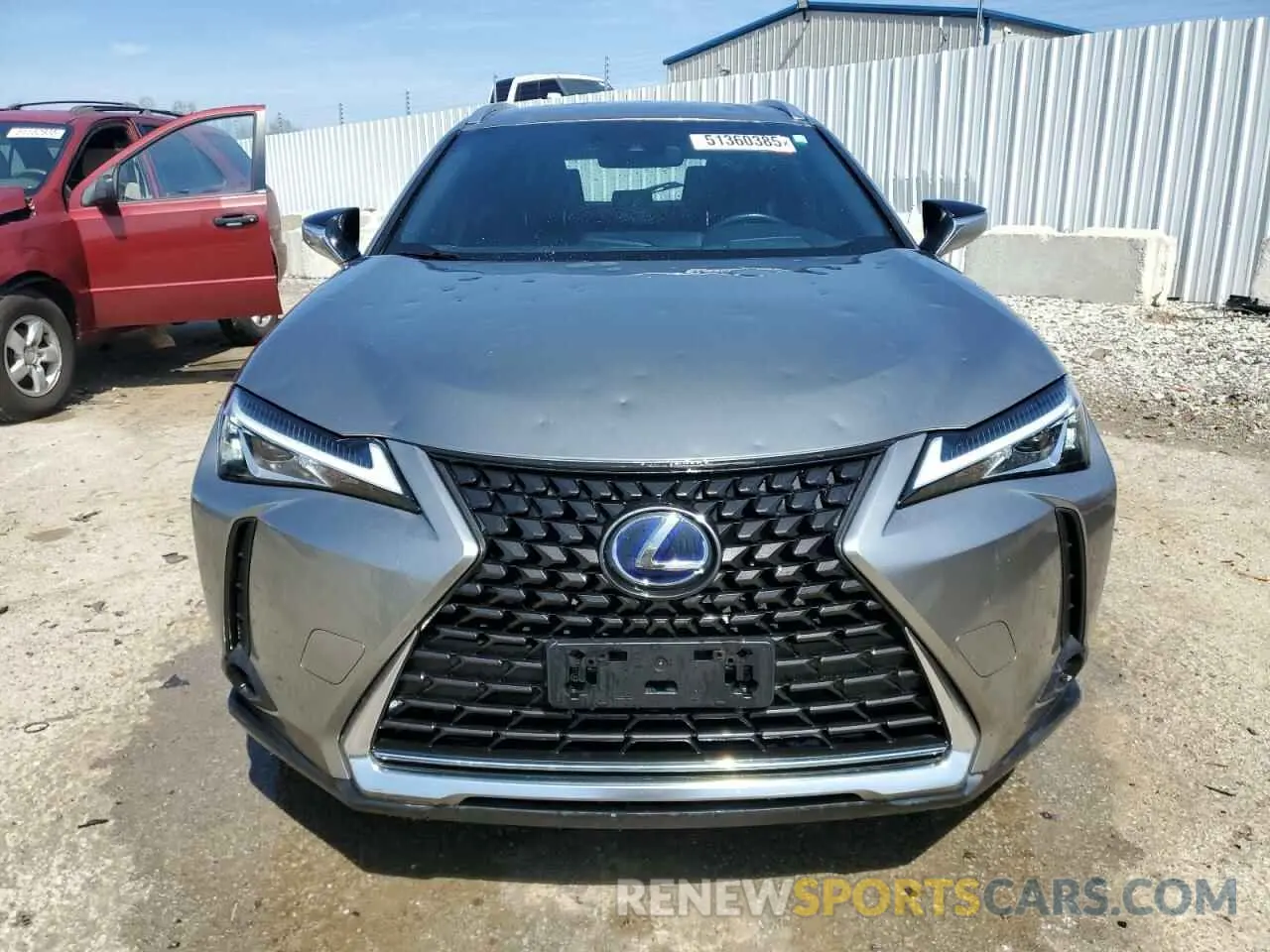 5 fotografías del automóvil dañado JTHX9JBH5L2035962 LEXUS UX 250H 2020