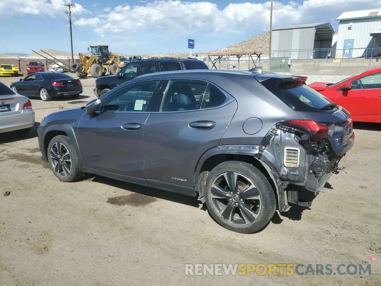 2 fotografías del automóvil dañado JTHX9JBH9L2029193 LEXUS UX 250H 2020