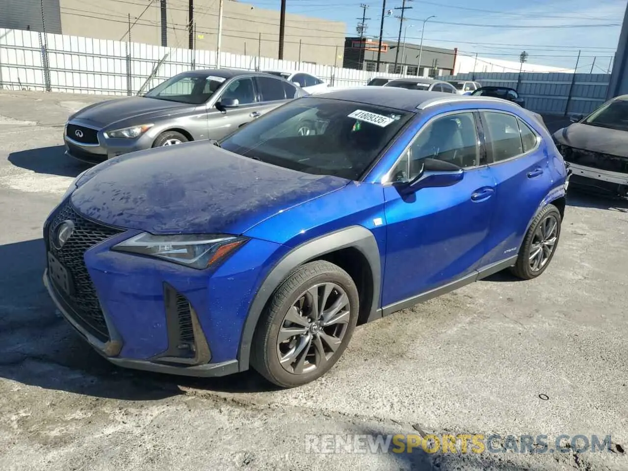 1 fotografías del automóvil dañado JTHE9JBH4M2039025 LEXUS UX 250H 2021