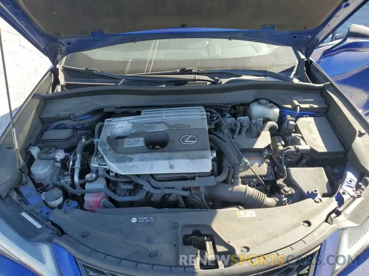 11 fotografías del automóvil dañado JTHE9JBH4M2039025 LEXUS UX 250H 2021
