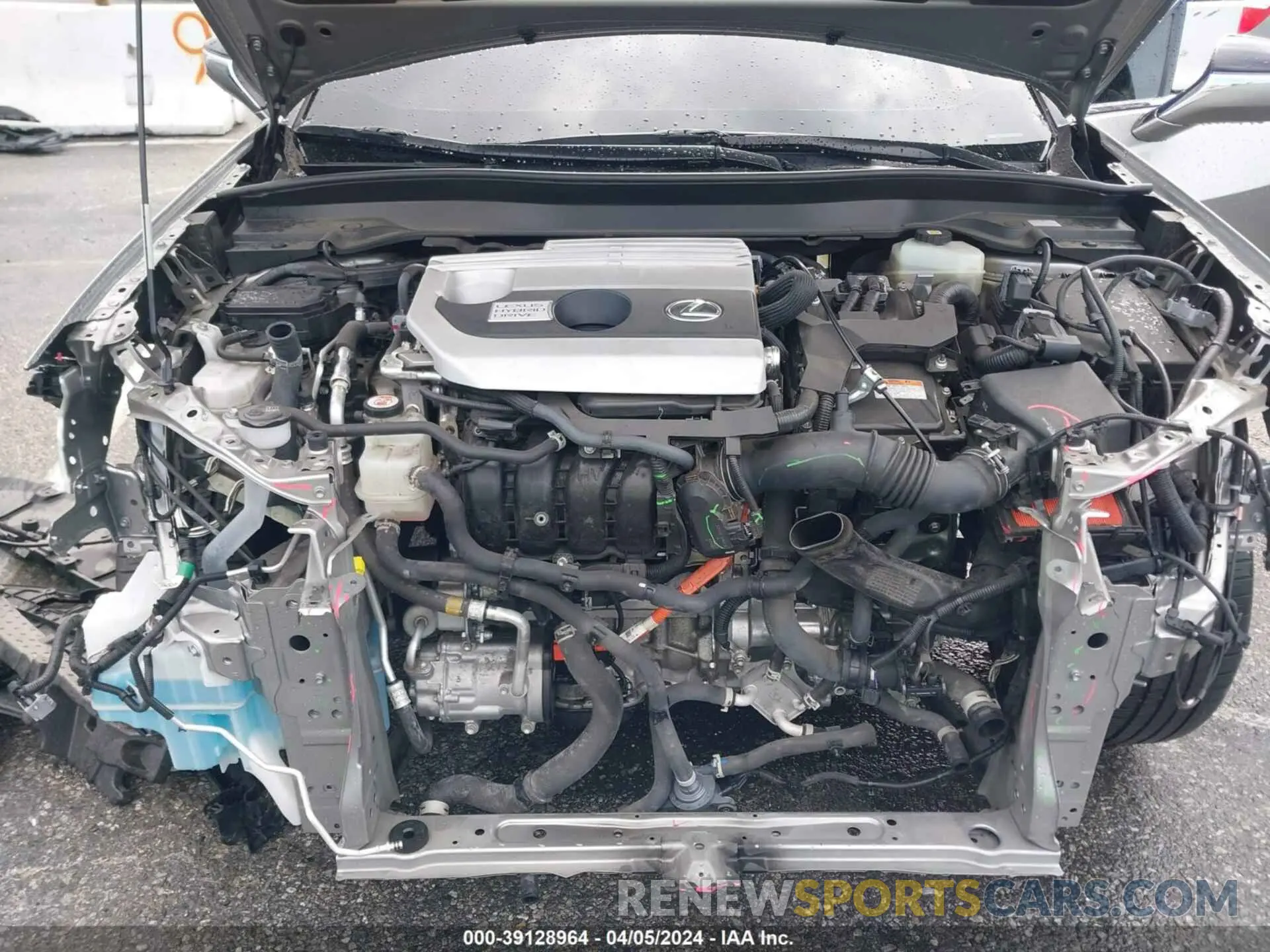10 fotografías del automóvil dañado JTHE9JBH5M2043603 LEXUS UX 250H 2021