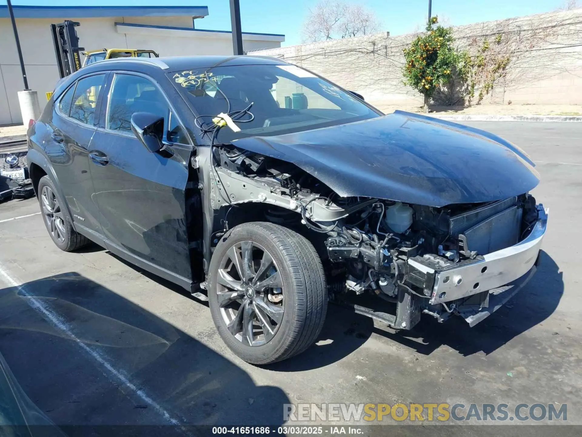 1 fotografías del automóvil dañado JTHE9JBH5M2054228 LEXUS UX 250H 2021