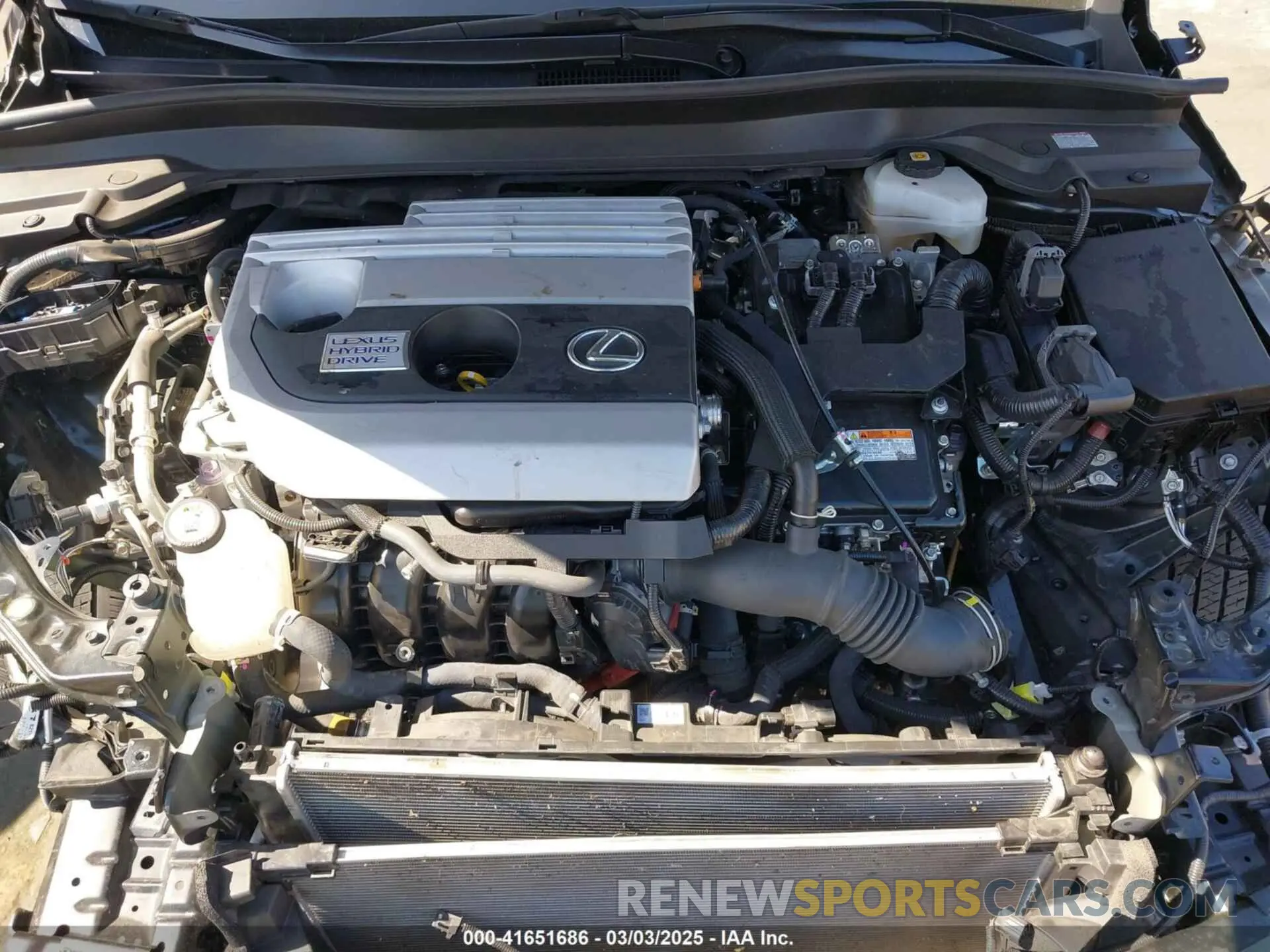 10 fotografías del automóvil dañado JTHE9JBH5M2054228 LEXUS UX 250H 2021