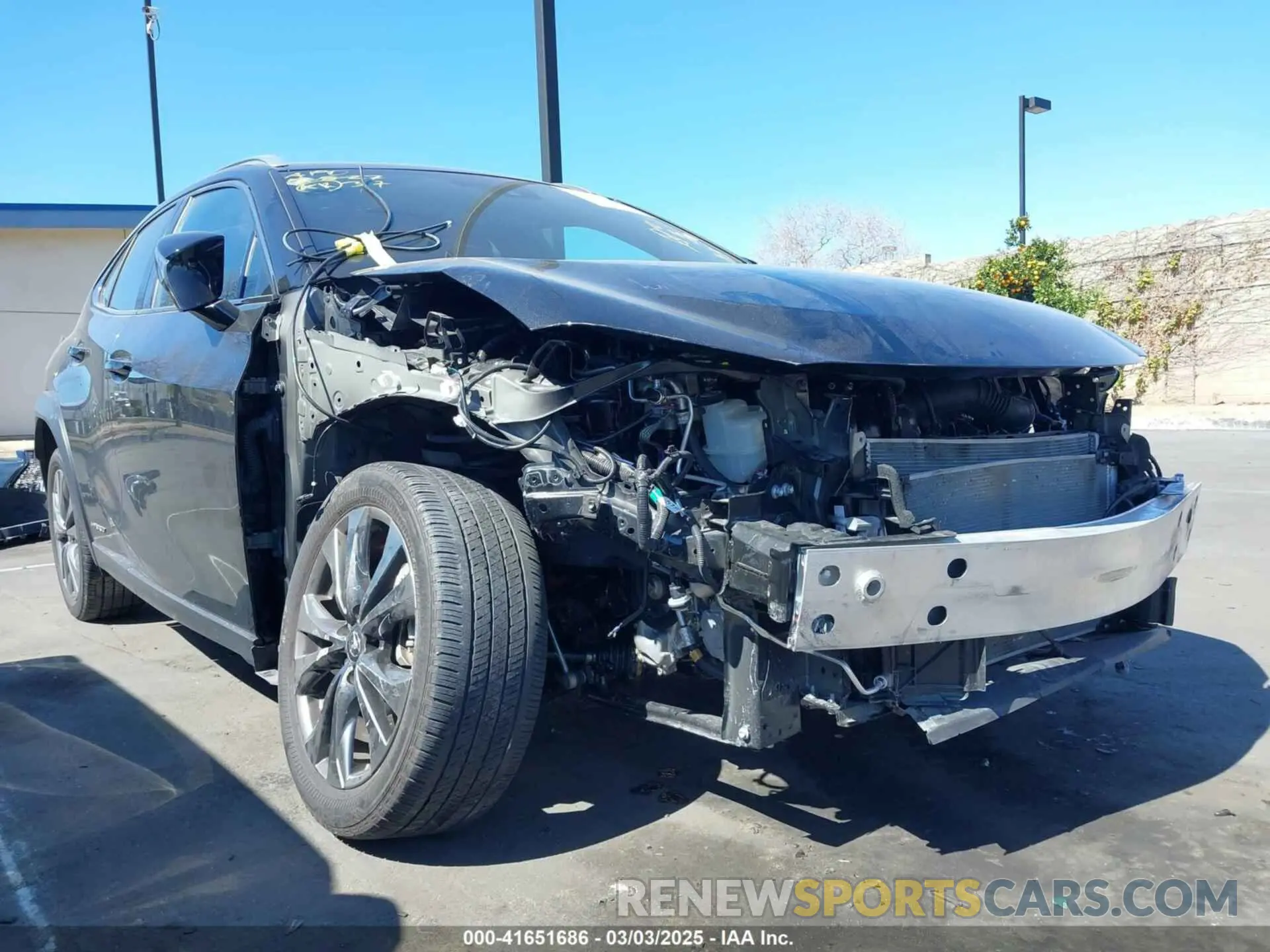 6 fotografías del automóvil dañado JTHE9JBH5M2054228 LEXUS UX 250H 2021