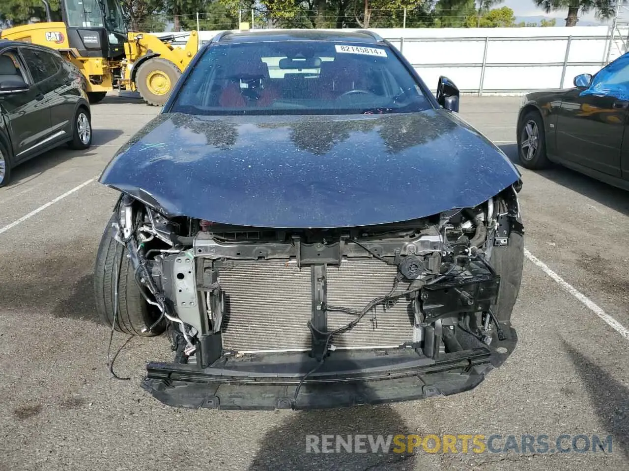 5 fotografías del automóvil dañado JTHE9JBH6M2050155 LEXUS UX 250H 2021